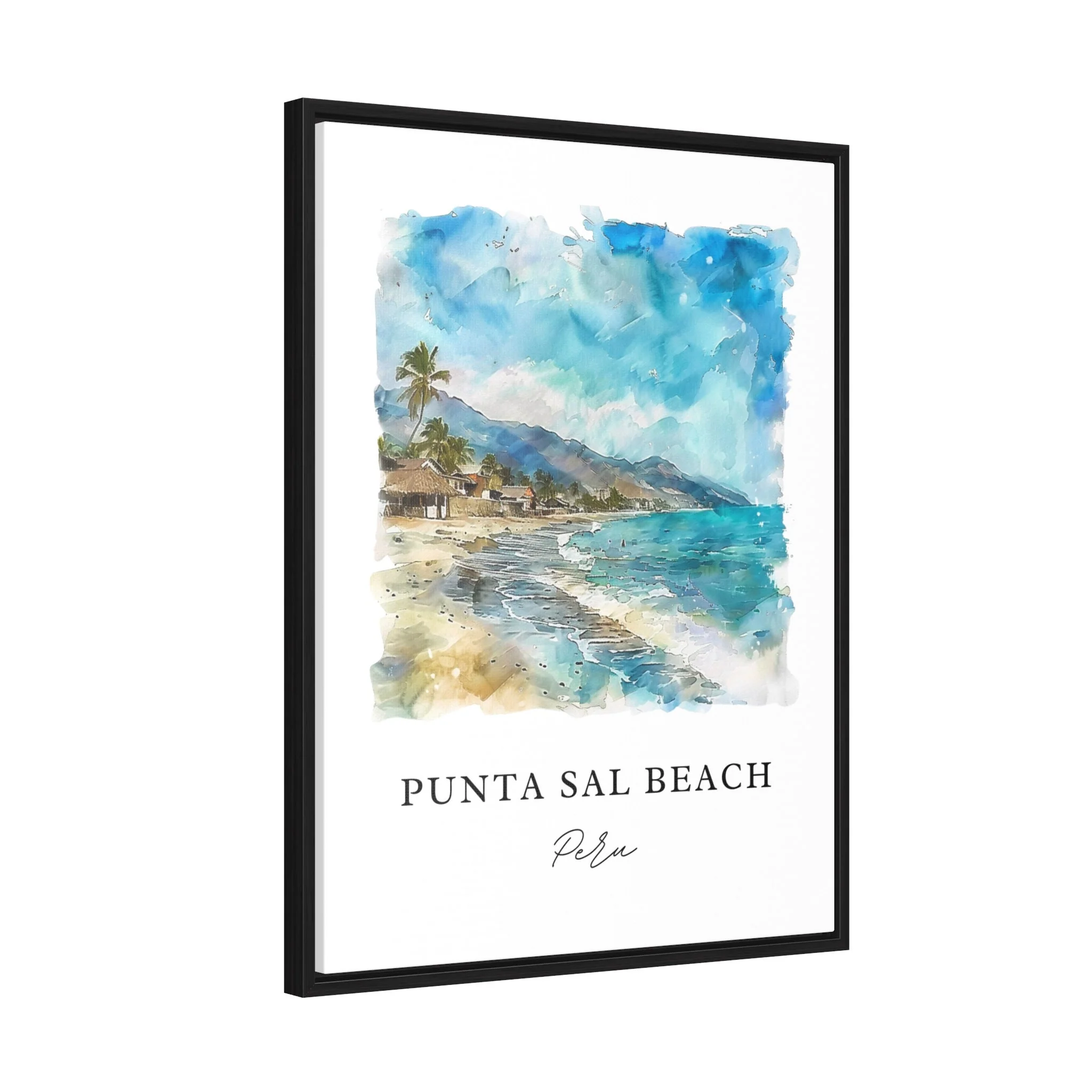 Punta Sal, Peru – Watercolor Art Print - Image 7