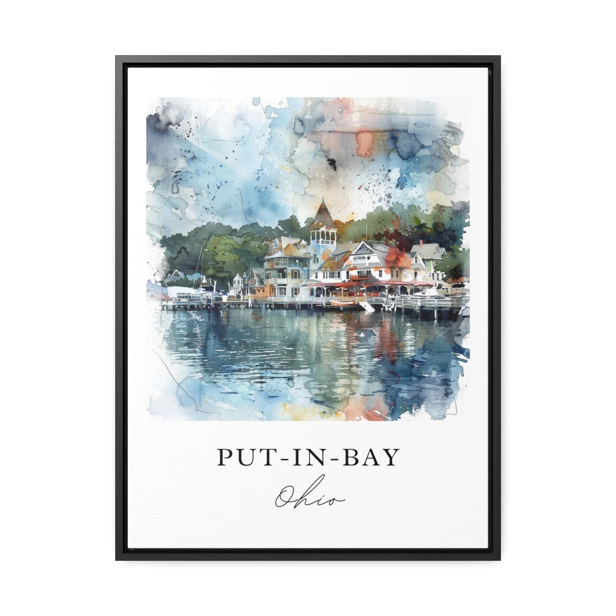 Put-in-Bay, Ohio, USA – Watercolor Art Print - Image 5