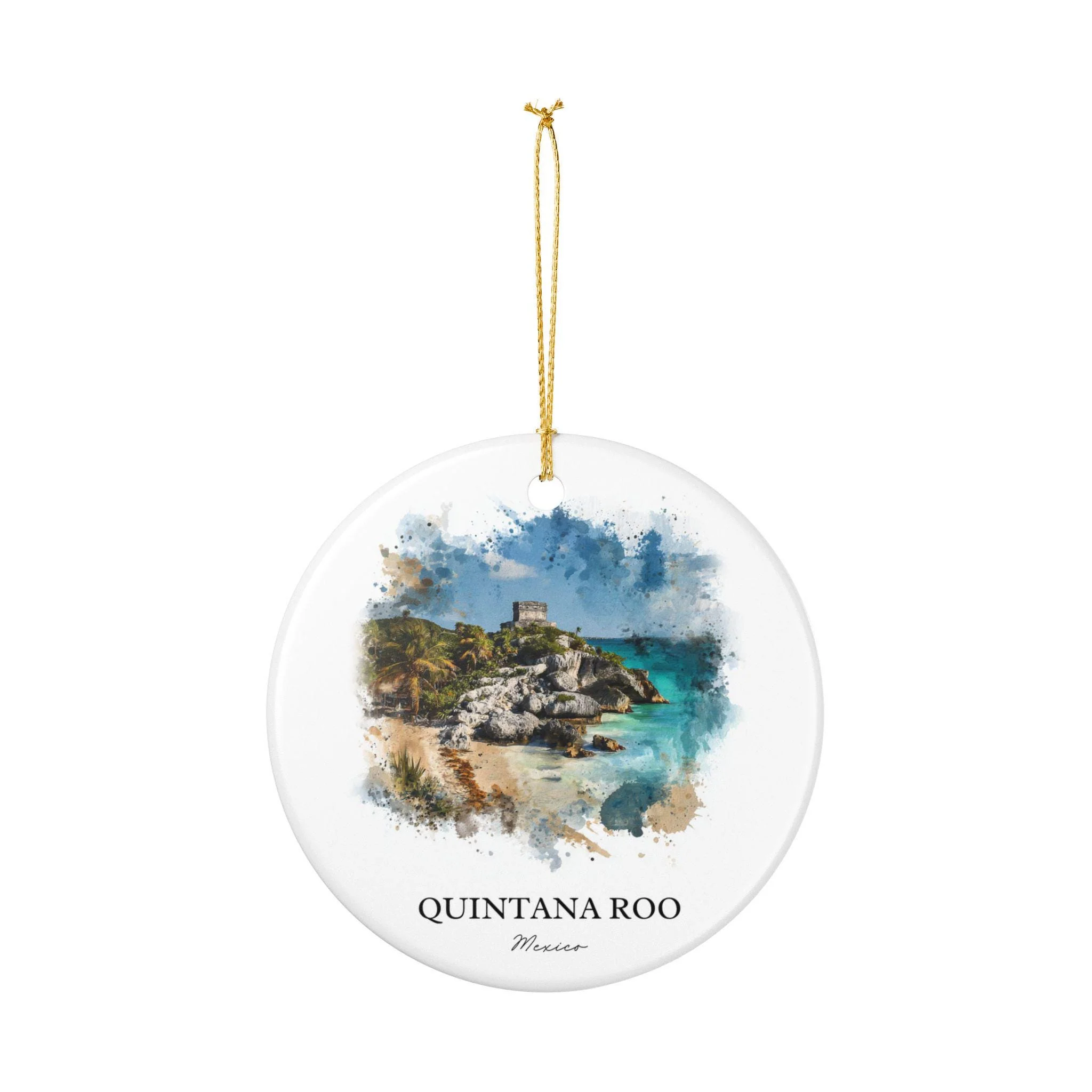 Quintana Roo Ornament: Unique Quintana Roo Souvenir, Playa del Carmen Xmas Decor, and Authentic Playa del Carmen Gift - Image 2