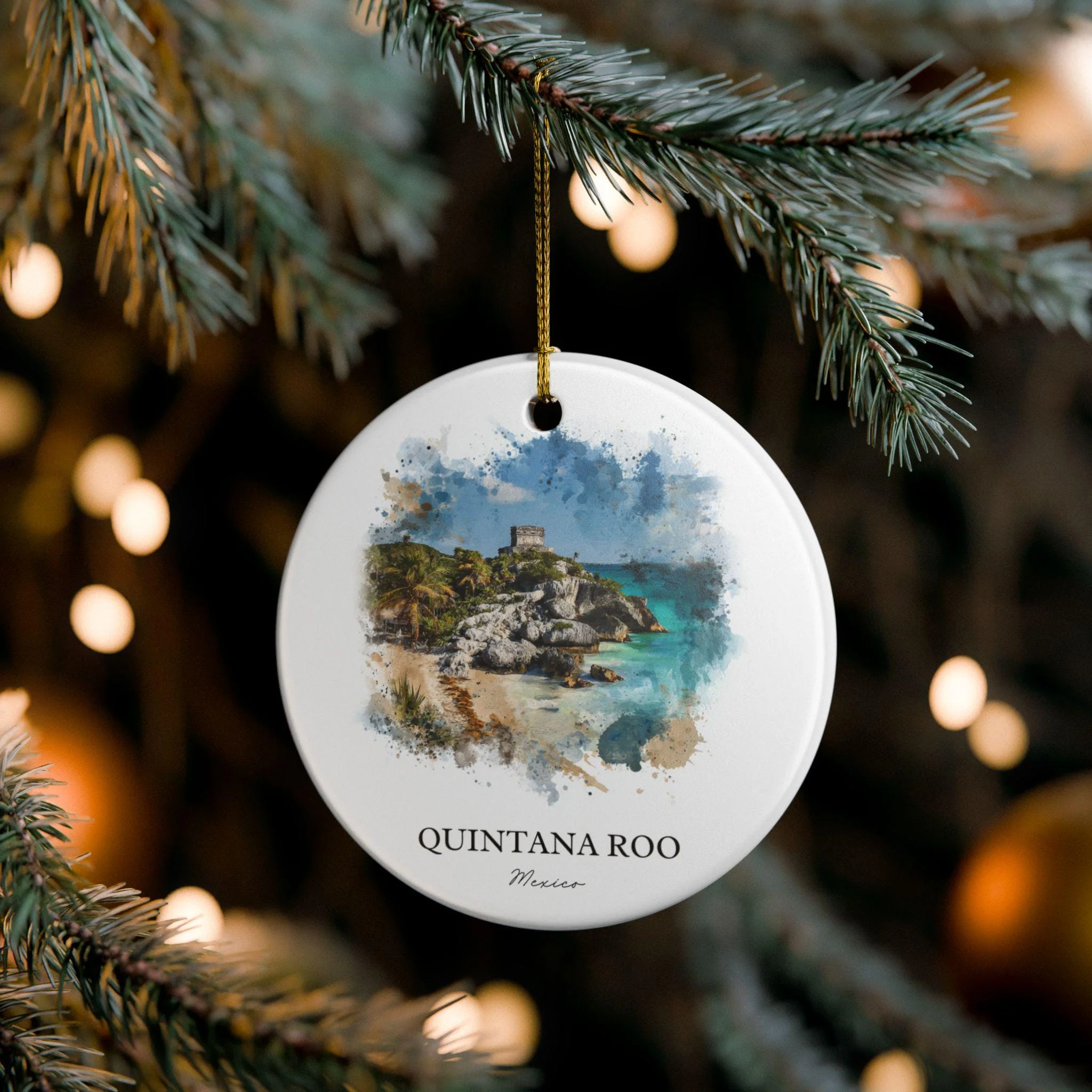 Quintana Roo Ornament: Unique Quintana Roo Souvenir, Playa del Carmen Xmas Decor, and Authentic Playa del Carmen Gift - Image 4