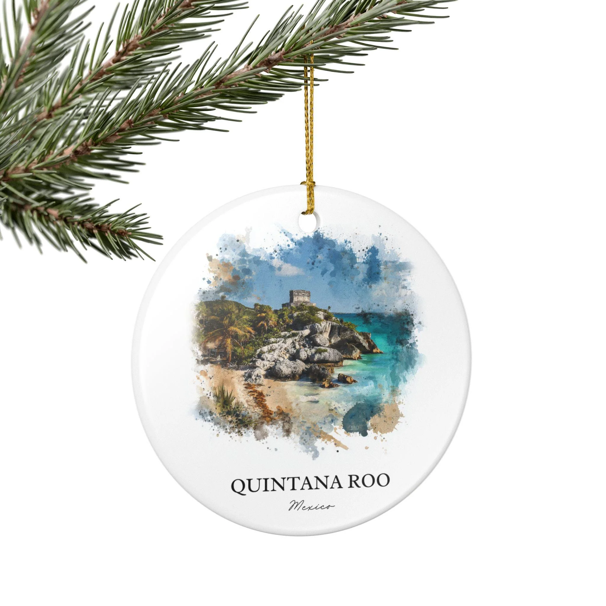 Quintana Roo Ornament: Unique Quintana Roo Souvenir, Playa del Carmen Xmas Decor, and Authentic Playa del Carmen Gift - Image 5