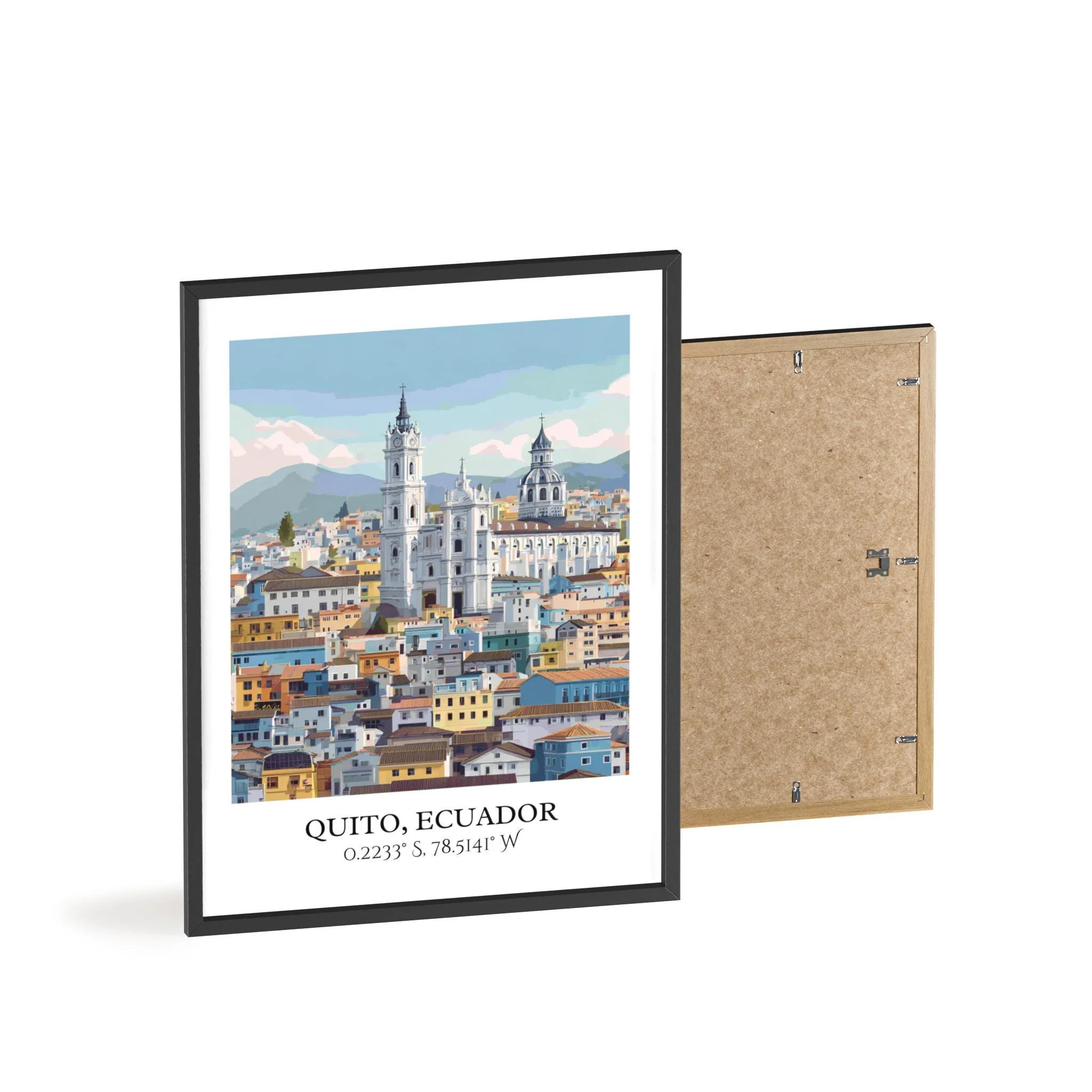 Quito, Ecuador – Watercolor Art Print - Image 8