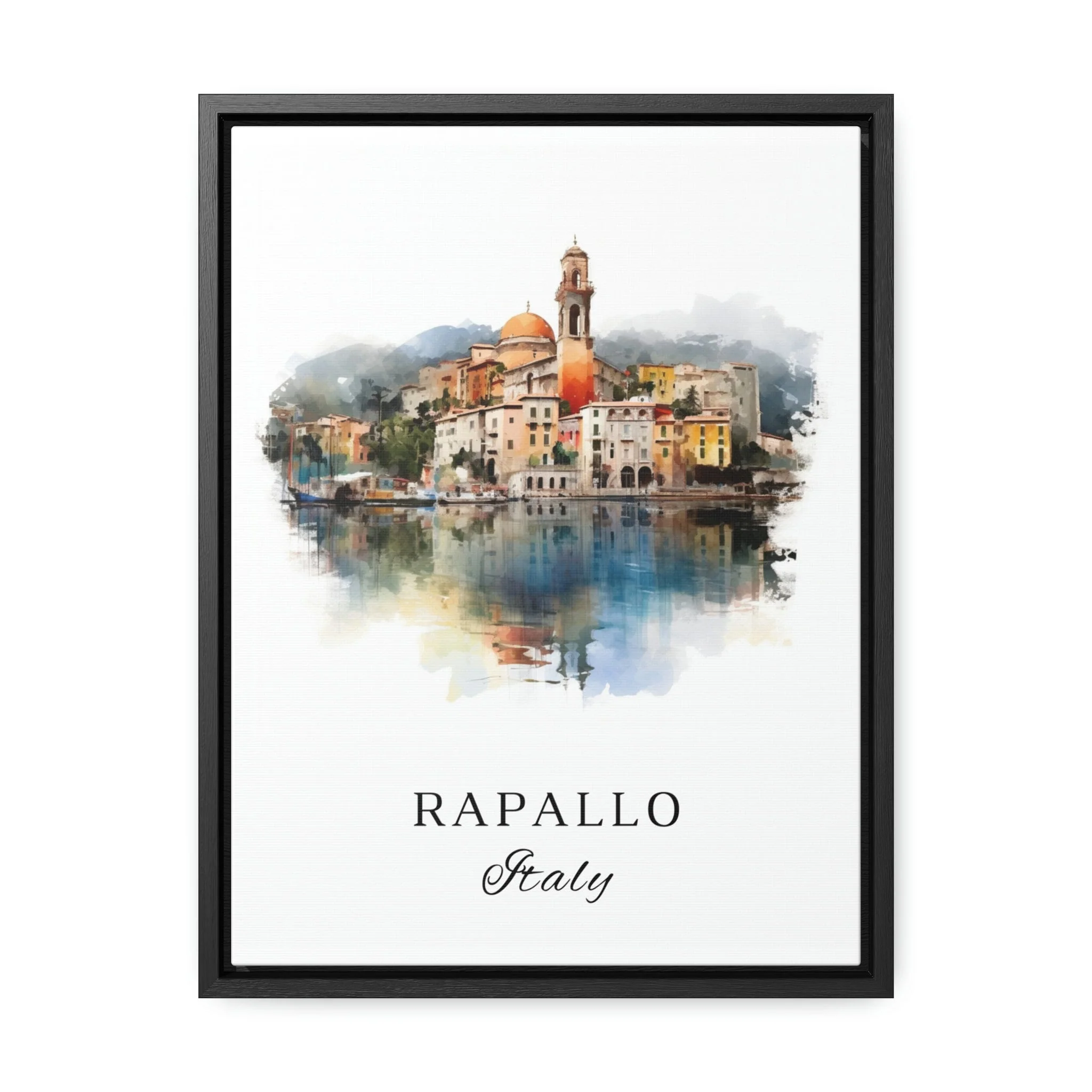 Rapallo, Italy – Watercolor Art Print - Image 2