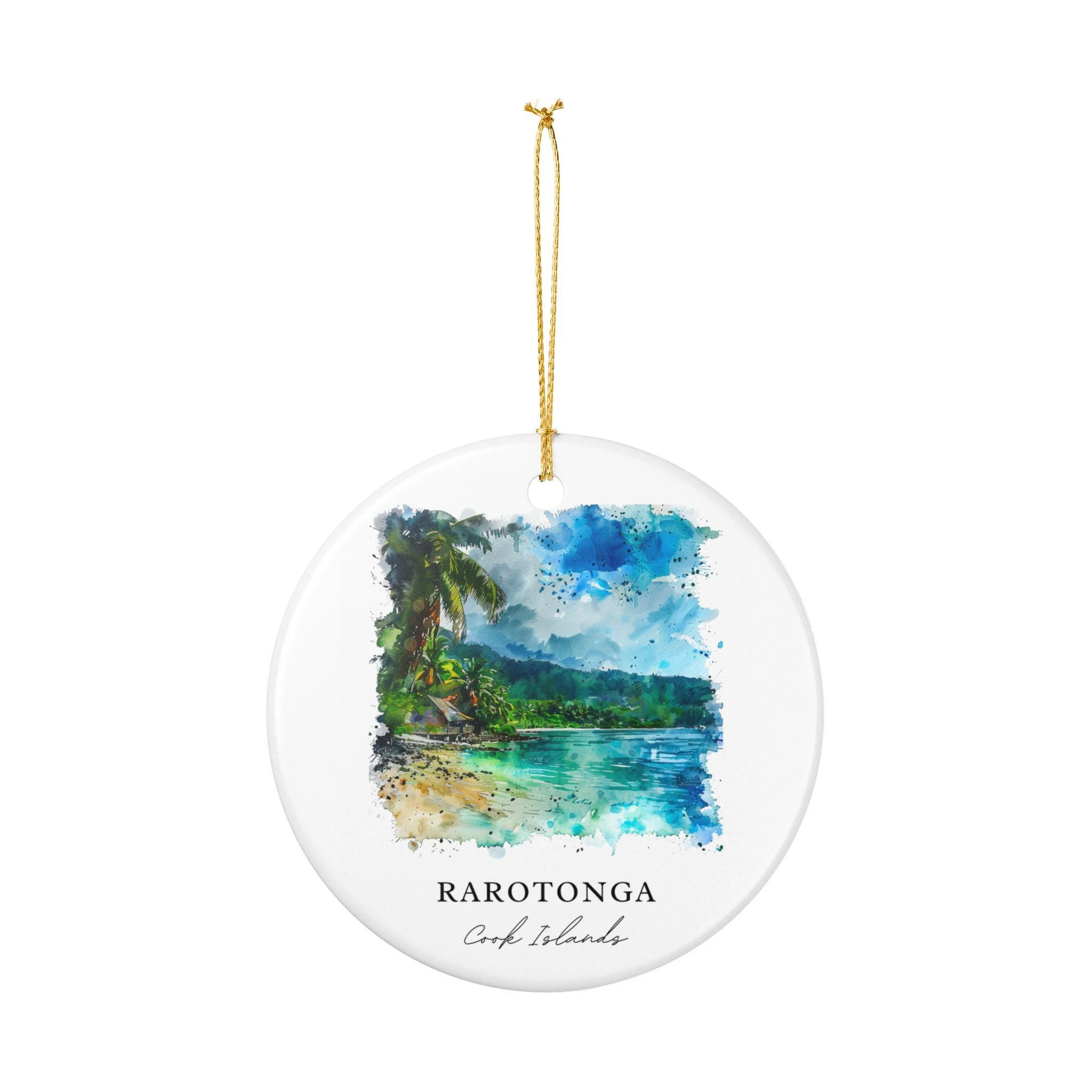 Rarotonga Ornament: Unique Rarotonga Souvenir, Cook Islands Xmas Decor, and Authentic Rarotonga Gift - Image 2