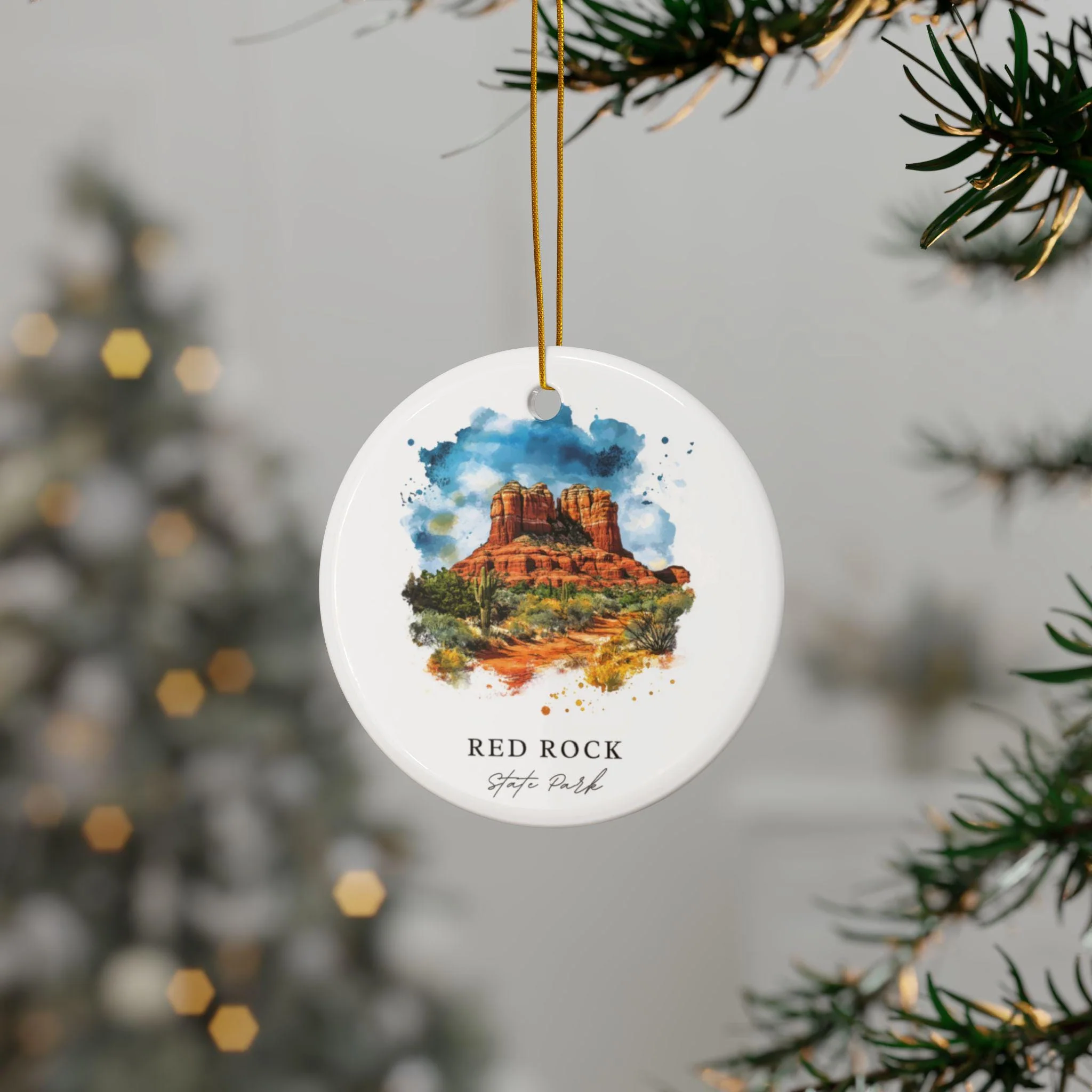 Red Rock State Park Ornament: Unique Sedona Souvenir, Sedona AZ Xmas Decor, and Authentic Red Rock State Park Gift - Image 3