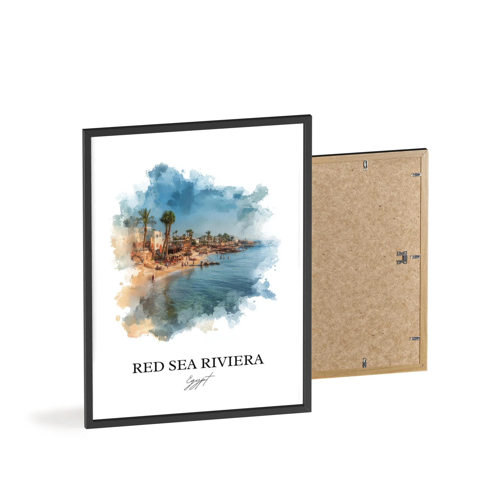 Red Sea Riviera, Egypt – Watercolor Art Print - Image 8