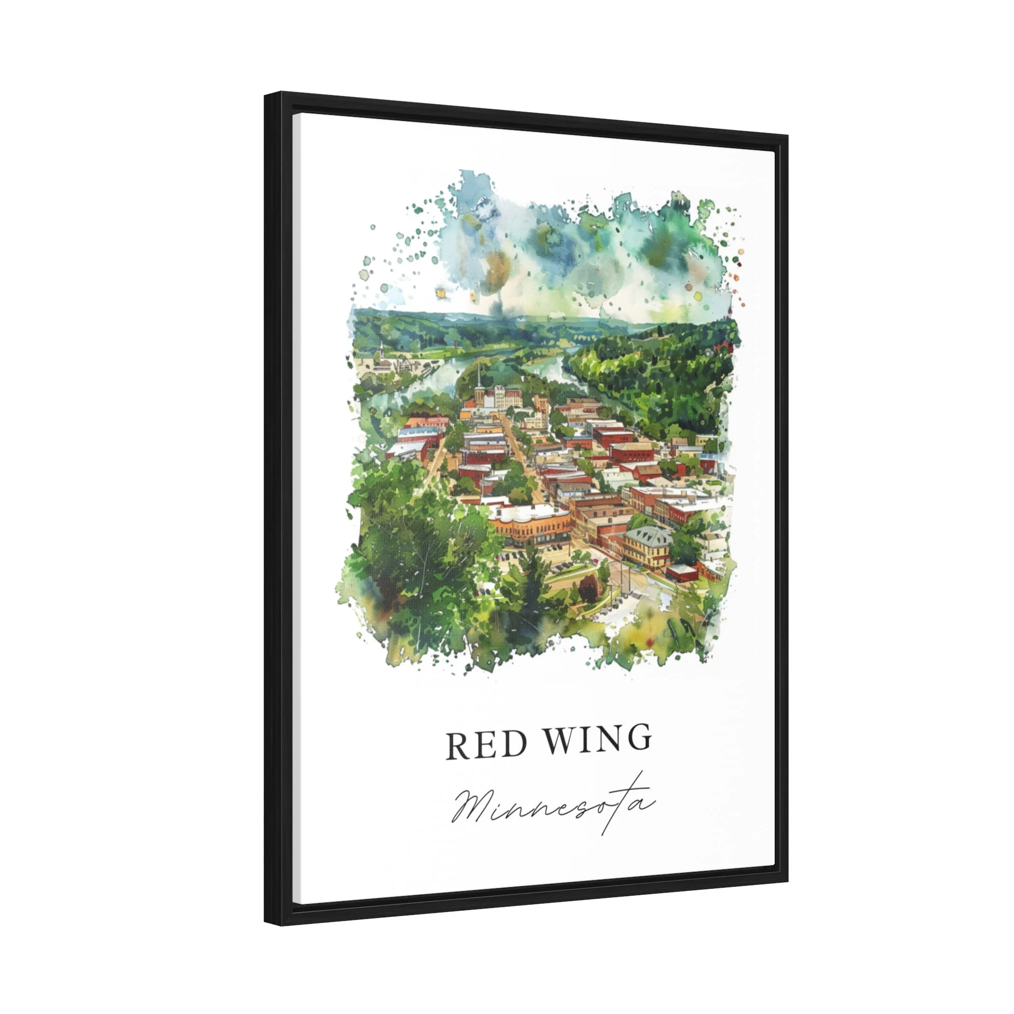 Red Wing, Minnesota, Minnesota – Watercolor Art Print - Image 6