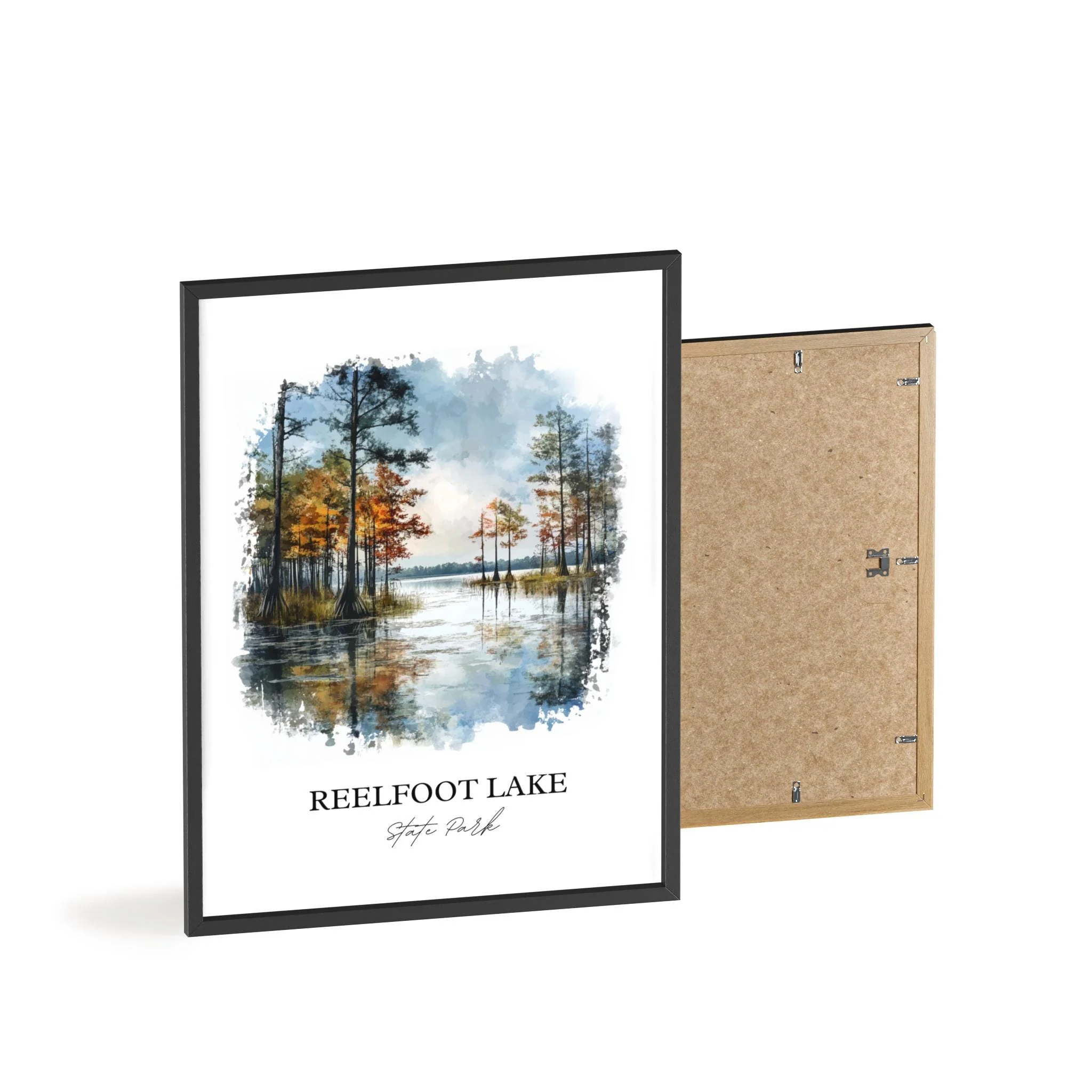 Reelfoot Lake, Tennessee, USA – Watercolor Art Print - Image 8