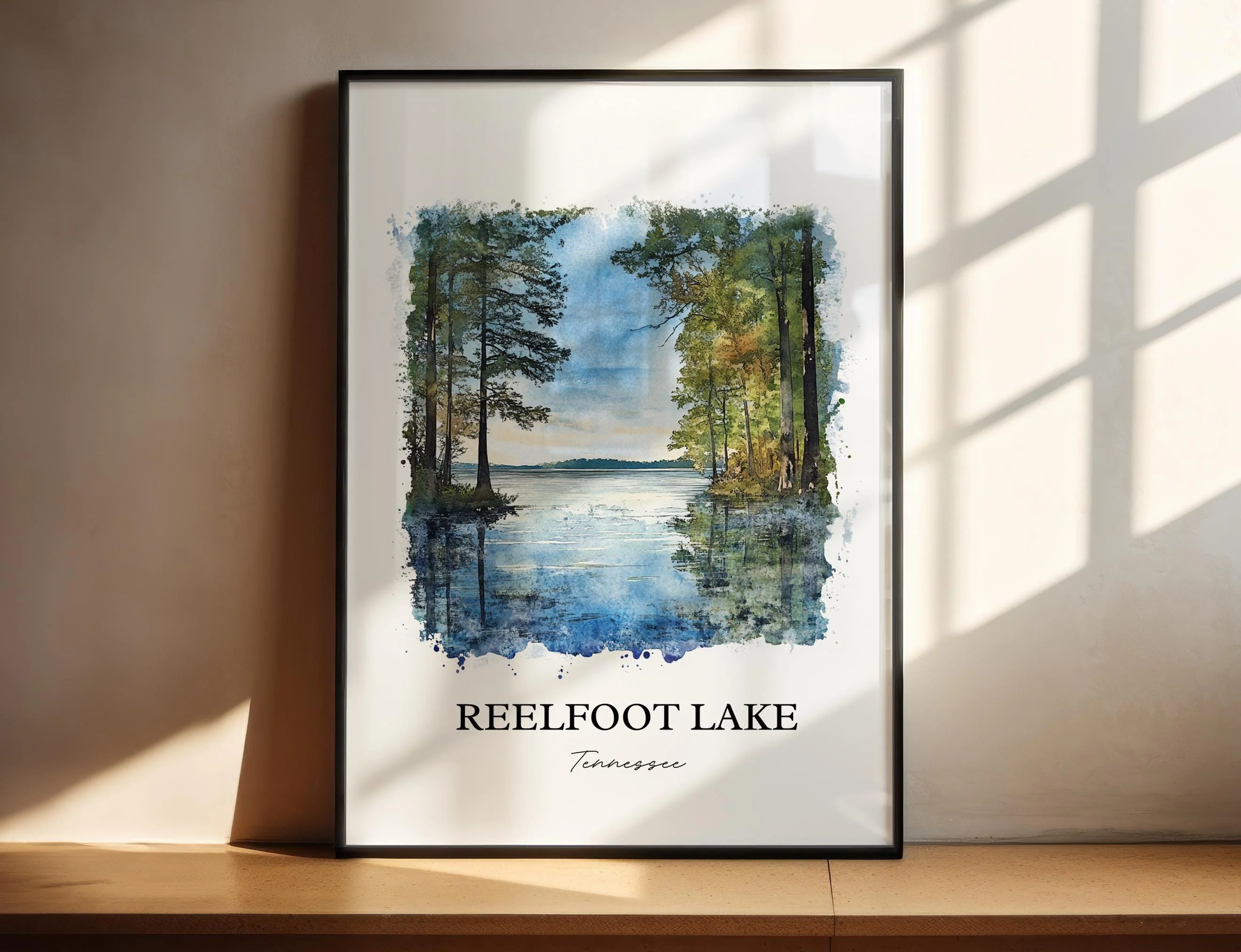 Reelfoot Lake, USA – Watercolor Art Print