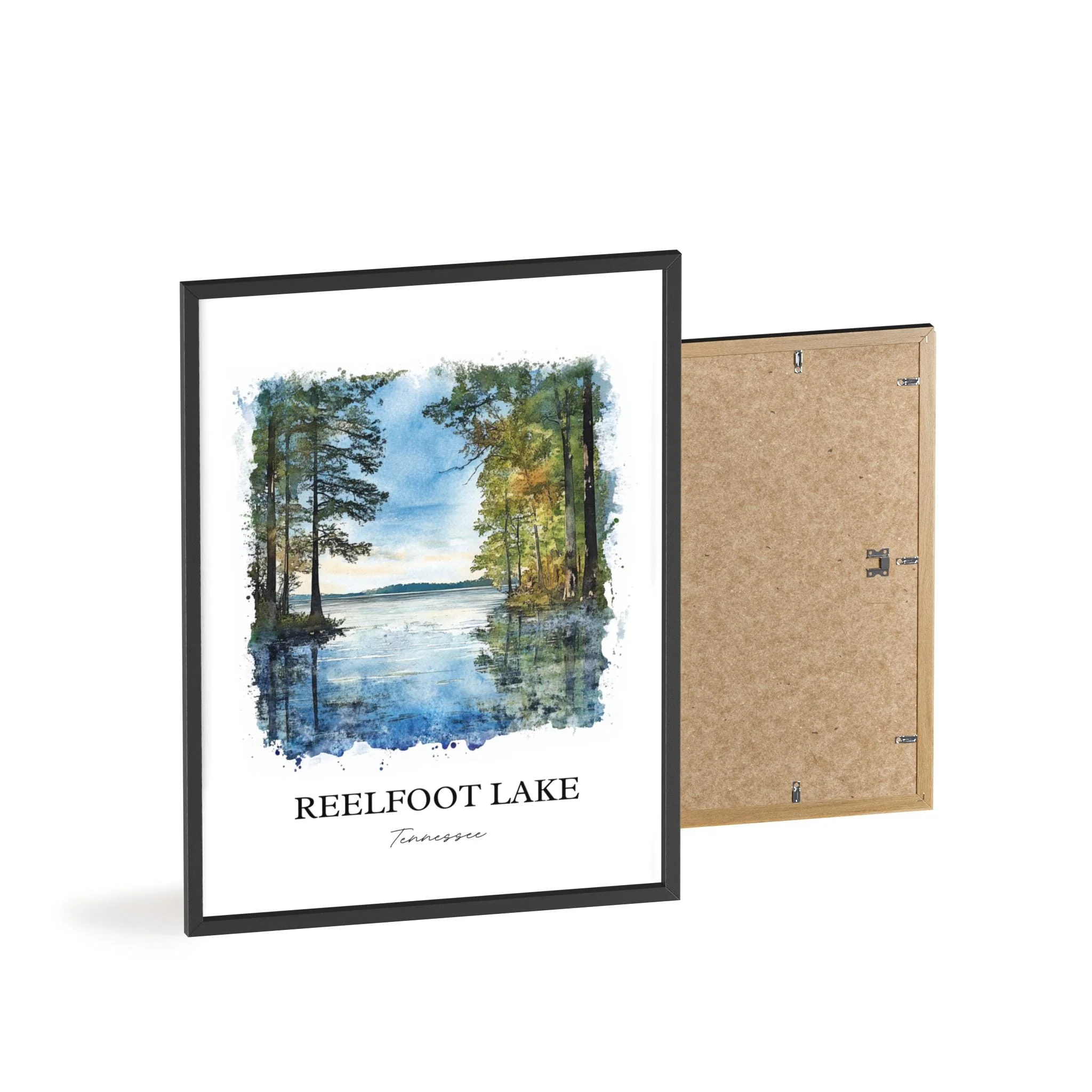 Reelfoot Lake, USA – Watercolor Art Print - Image 8