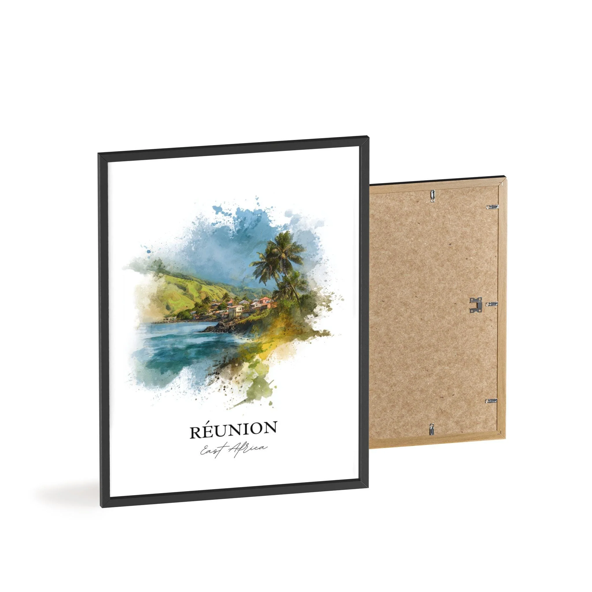 Réunion, East Africa – Watercolor Art Print - Image 8