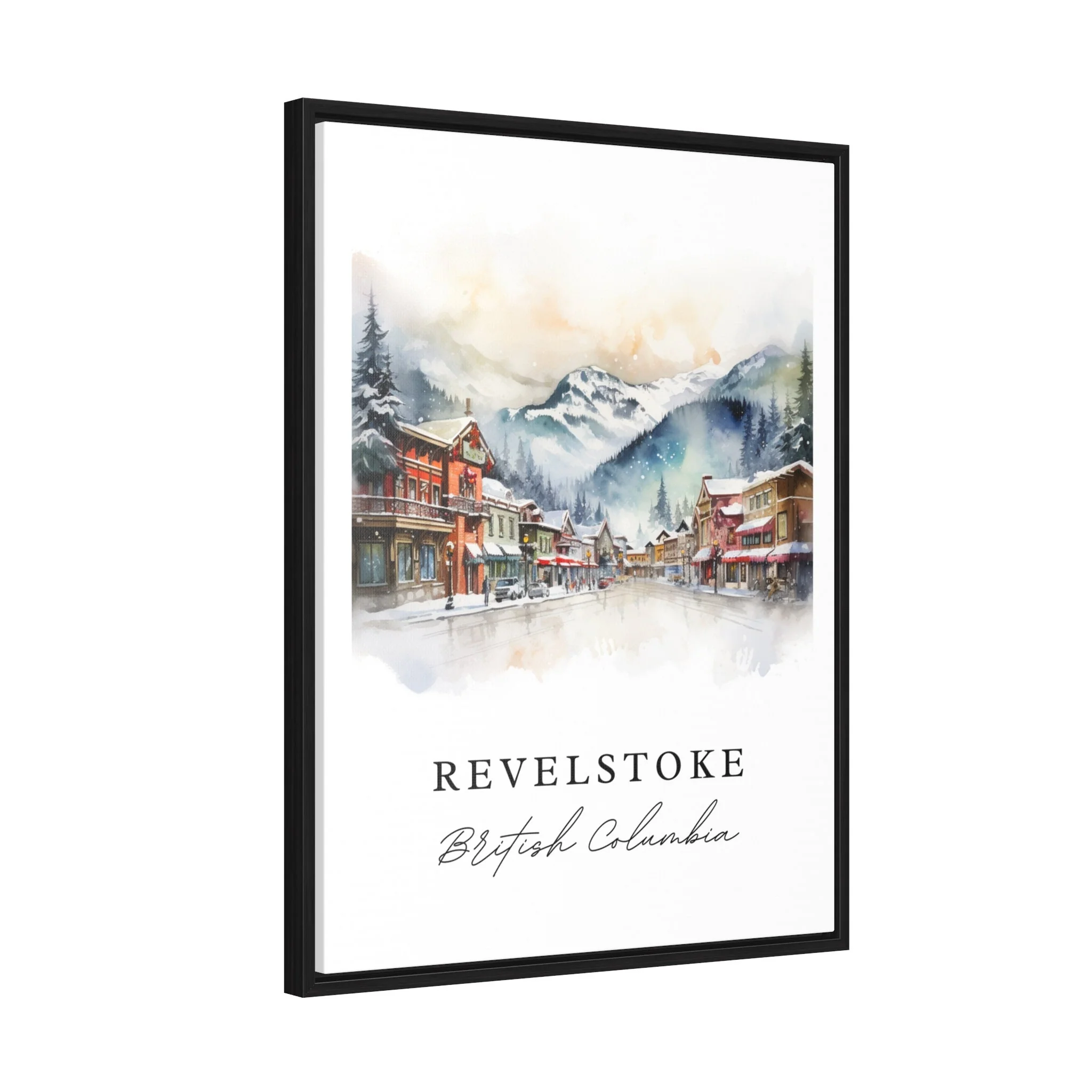 Revelstoke, Canada – Watercolor Art Print - Image 7
