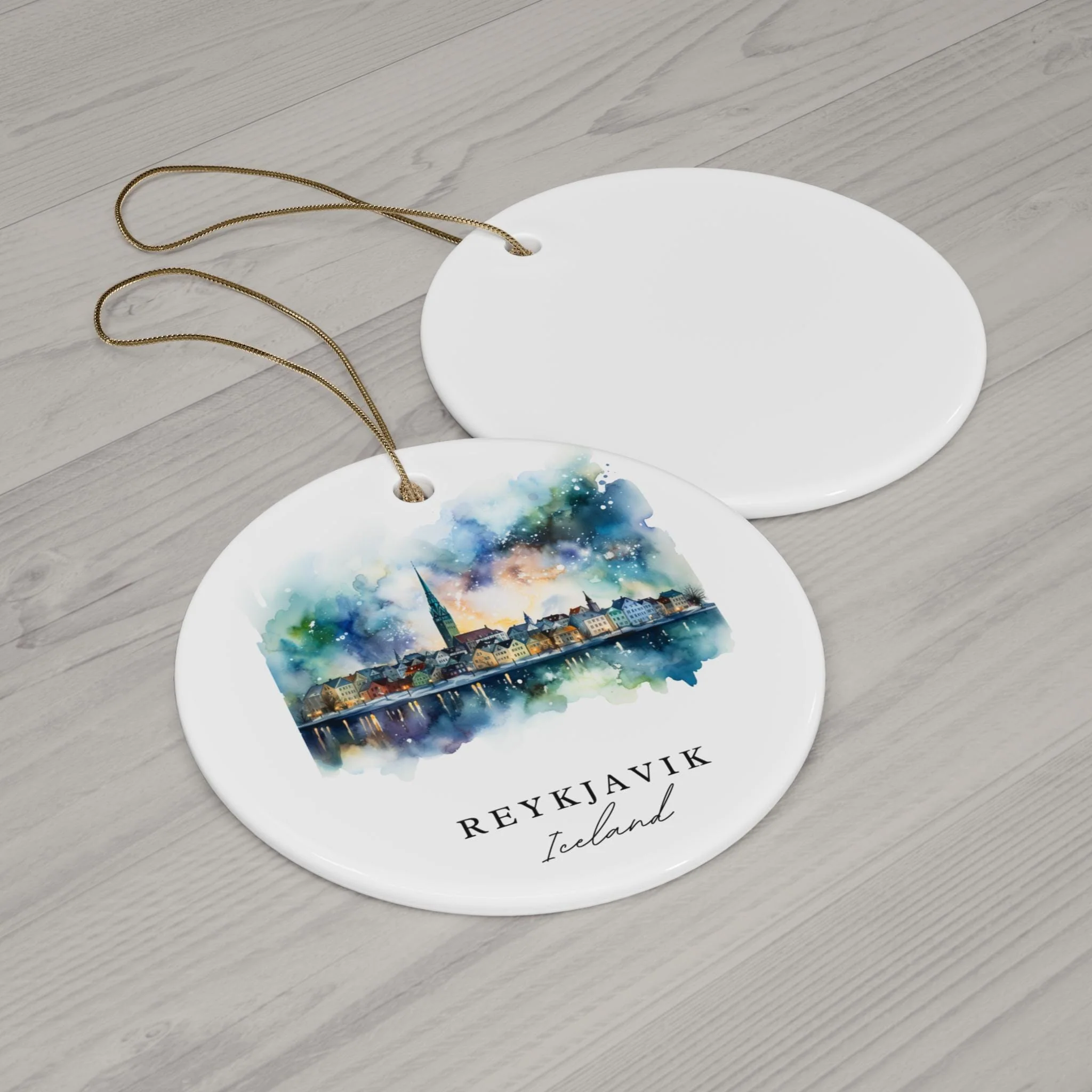 Reykjavik Ornament: Unique Reykjavik Souvenir, Reykjavik Xmas Decor, and Authentic Reykjavik Iceland Christmas Gift - Image 2