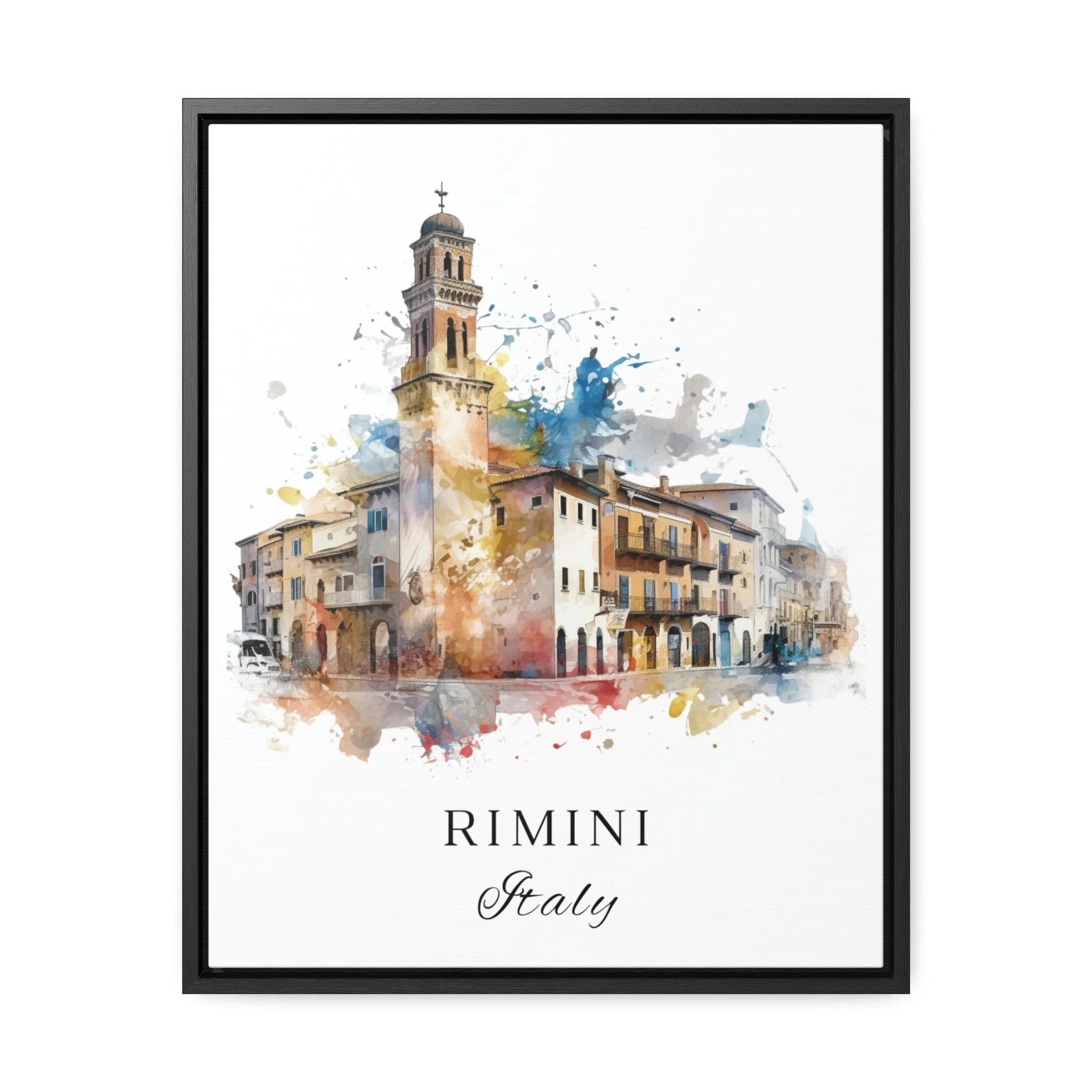 Rimini, Italy – Watercolor Art Print - Image 2