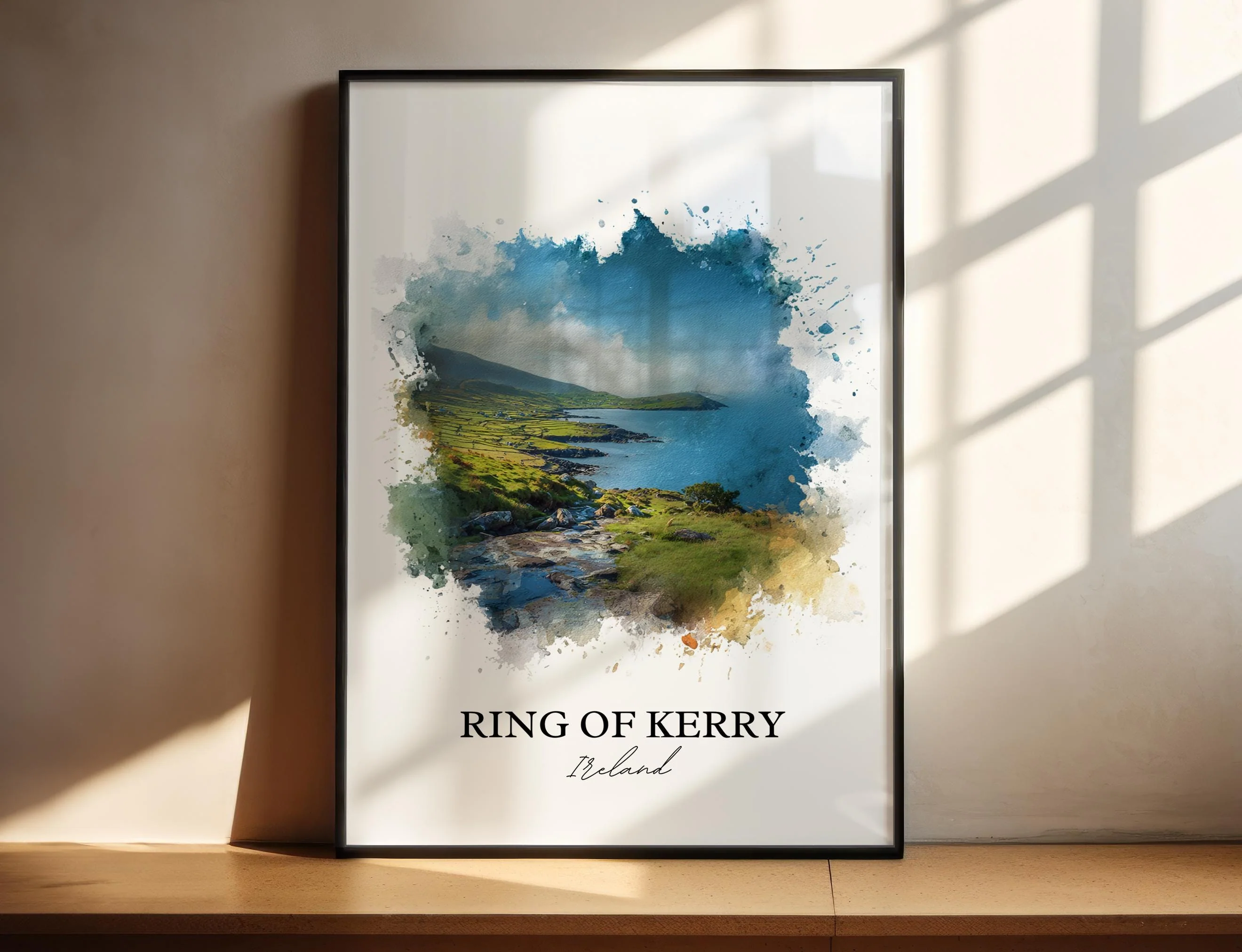 Ring of Kerry, Ireland – Watercolor Art Print