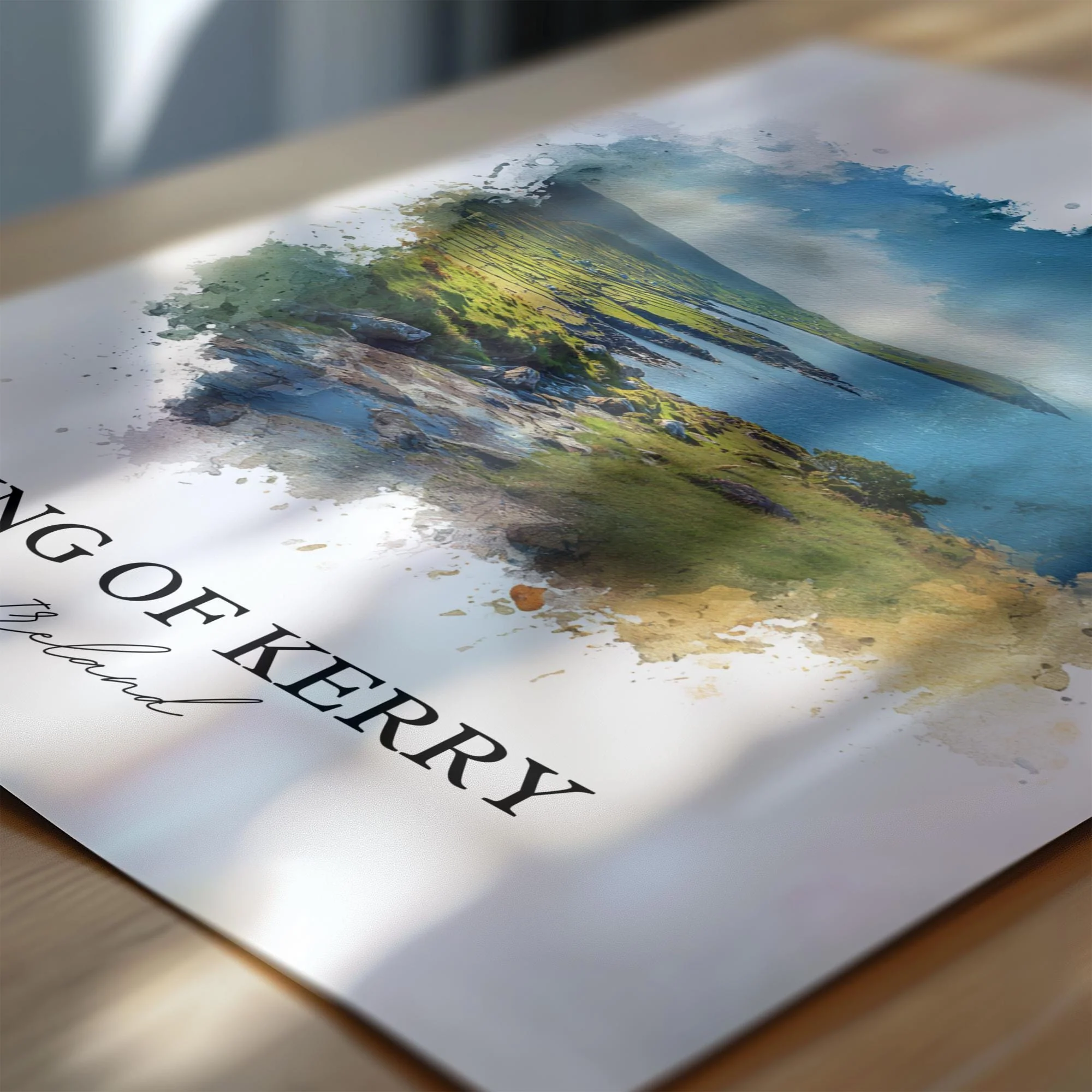 Ring of Kerry, Ireland – Watercolor Art Print - Image 2