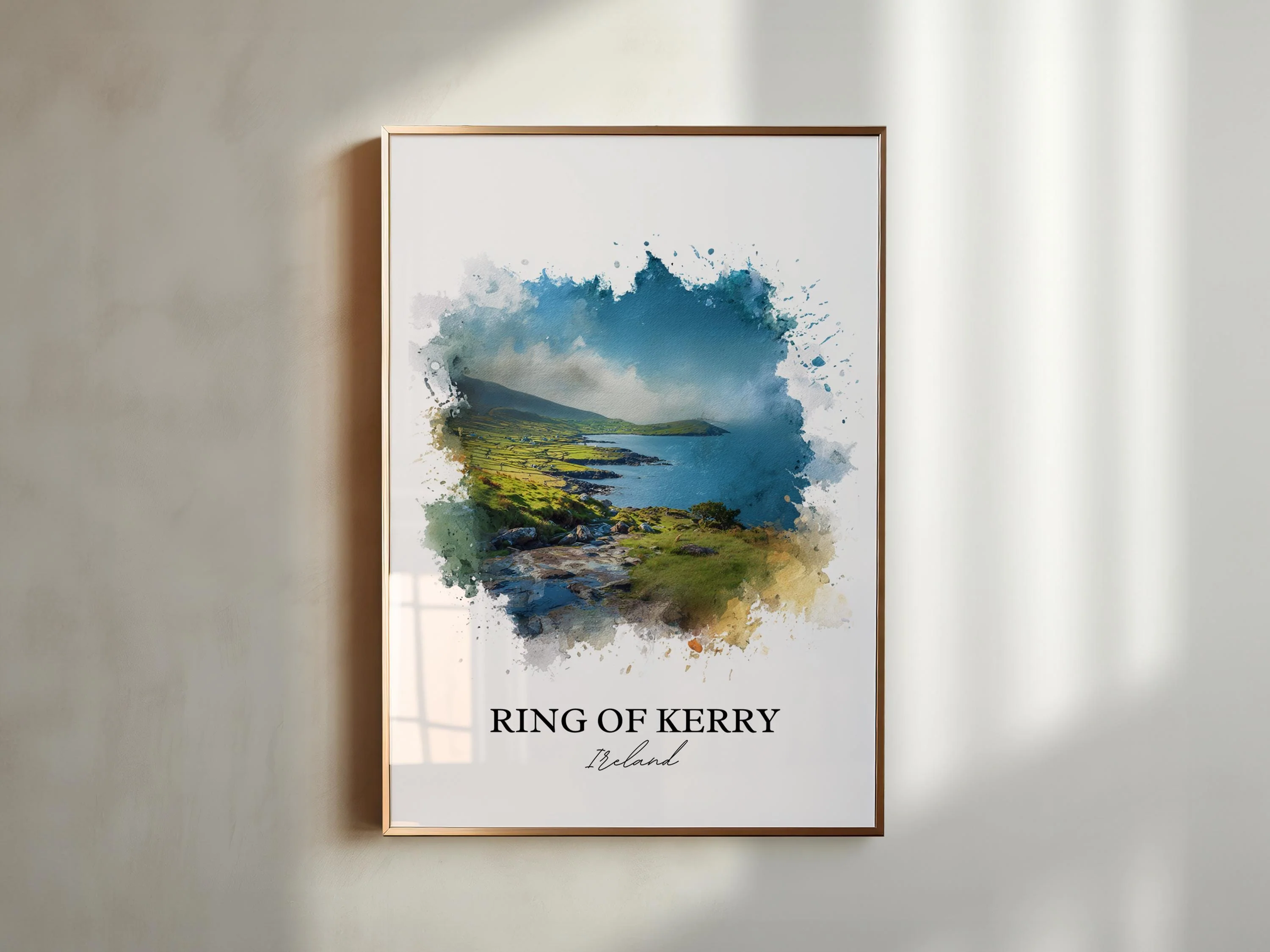 Ring of Kerry, Ireland – Watercolor Art Print - Image 6