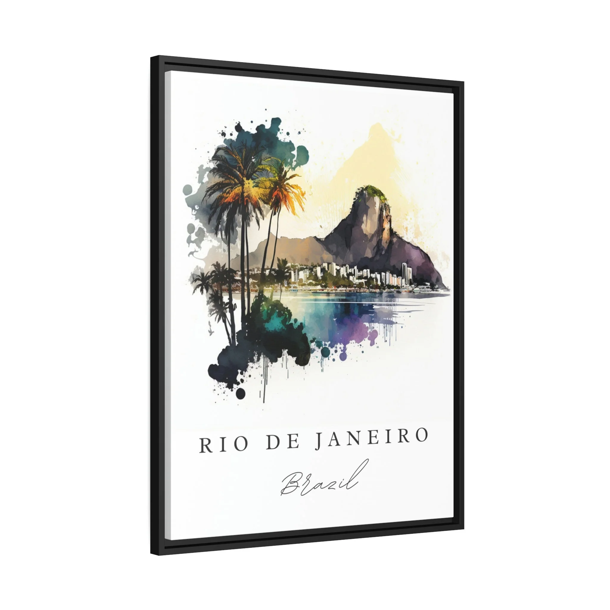 Rio de Janeiro, Brazil – Watercolor Art Print - Image 6