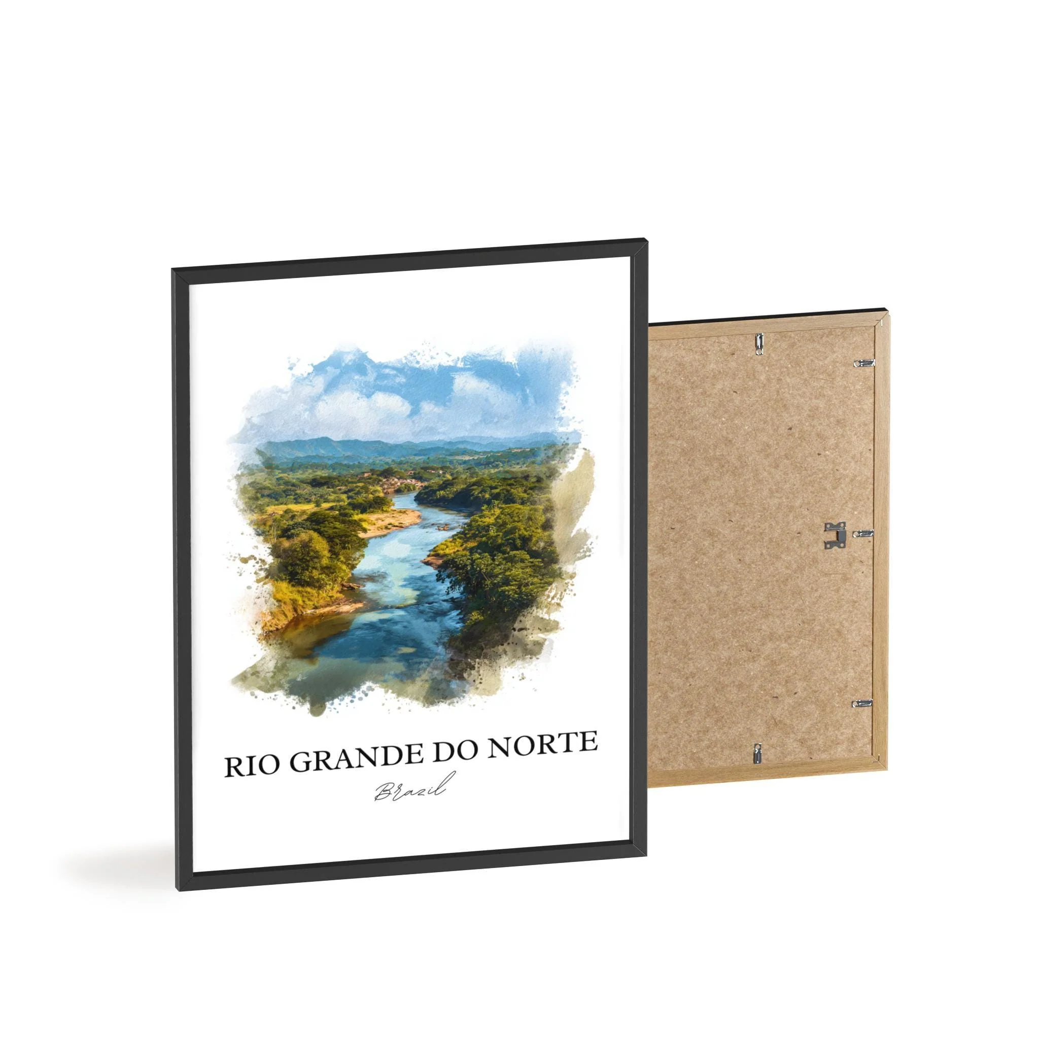 Rio Grande do Norte, Brazil – Watercolor Art Print - Image 8