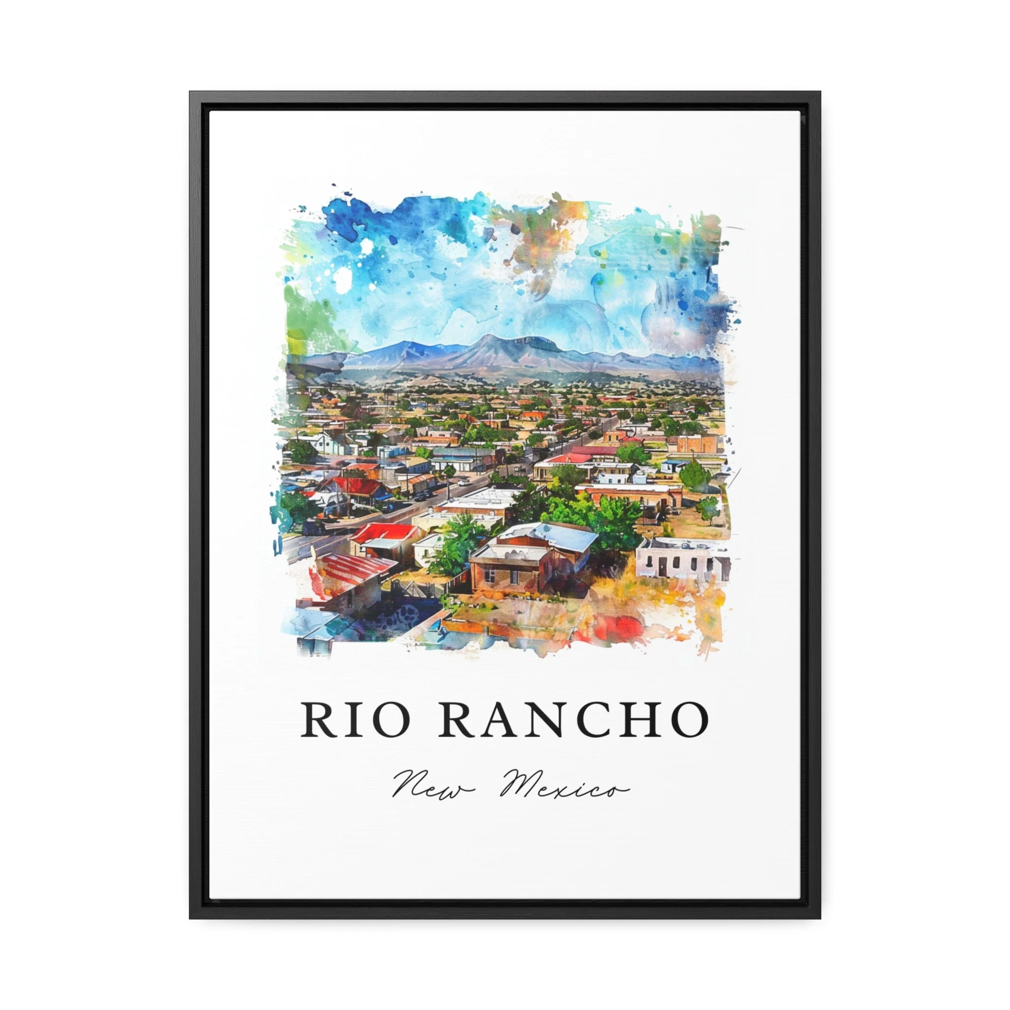 Rio Rancho, USA – Watercolor Art Print - Image 6