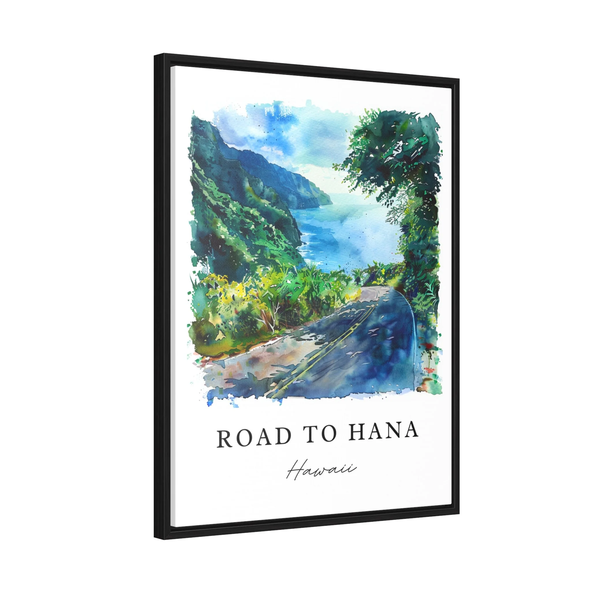 Road to Hana, Hawaii – Watercolor Art Print - Image 6