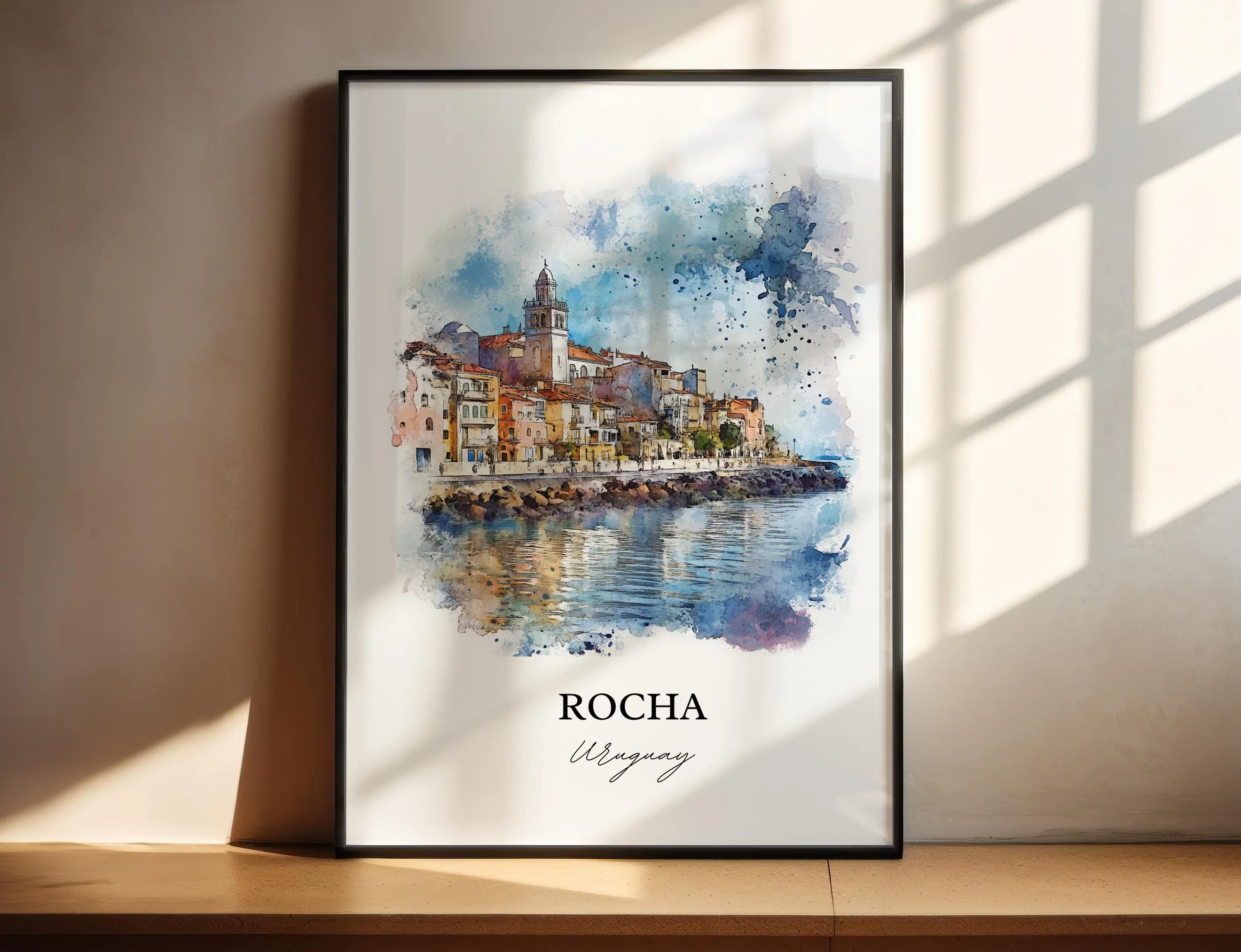 Rocha, Uruguay – Watercolor Art Print
