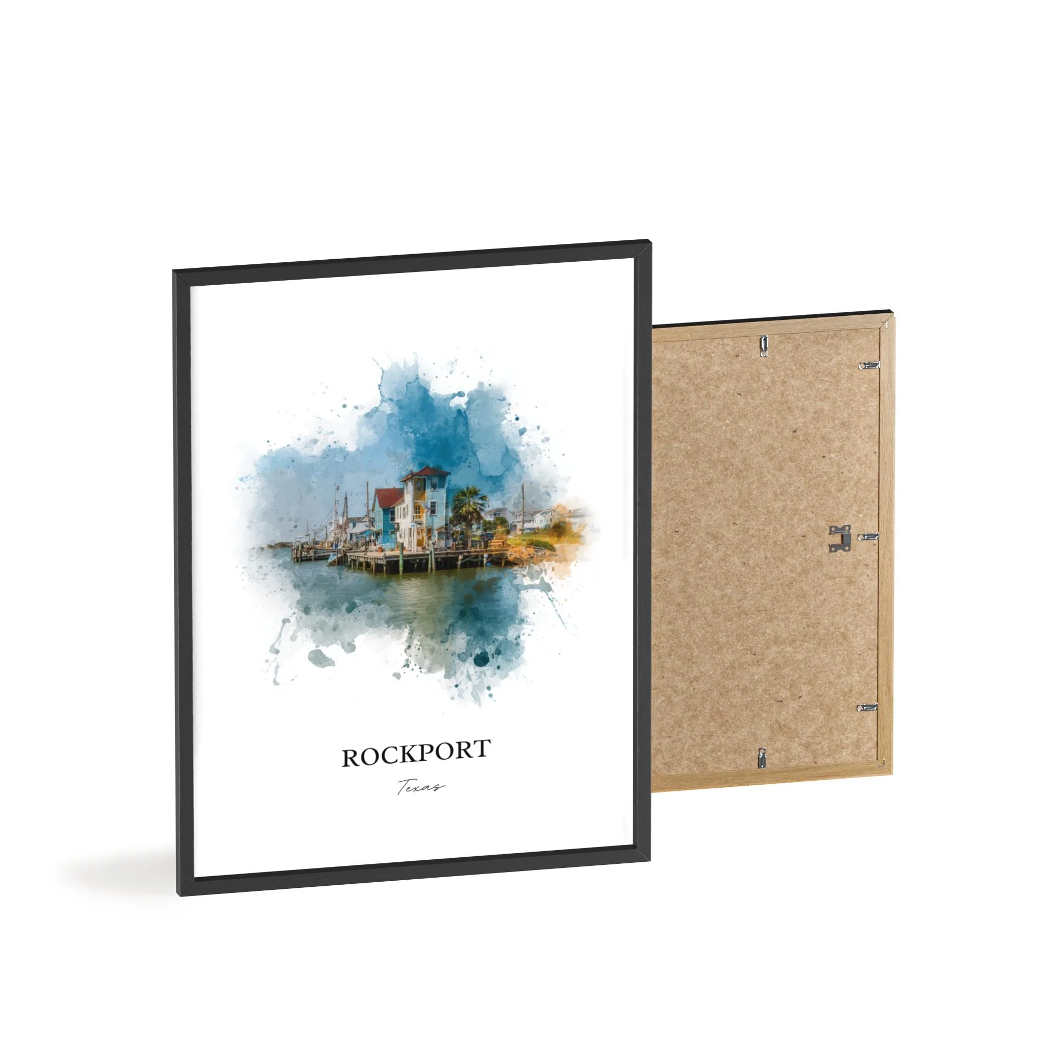 Rockport, Texas – Watercolor Art Print - Image 9