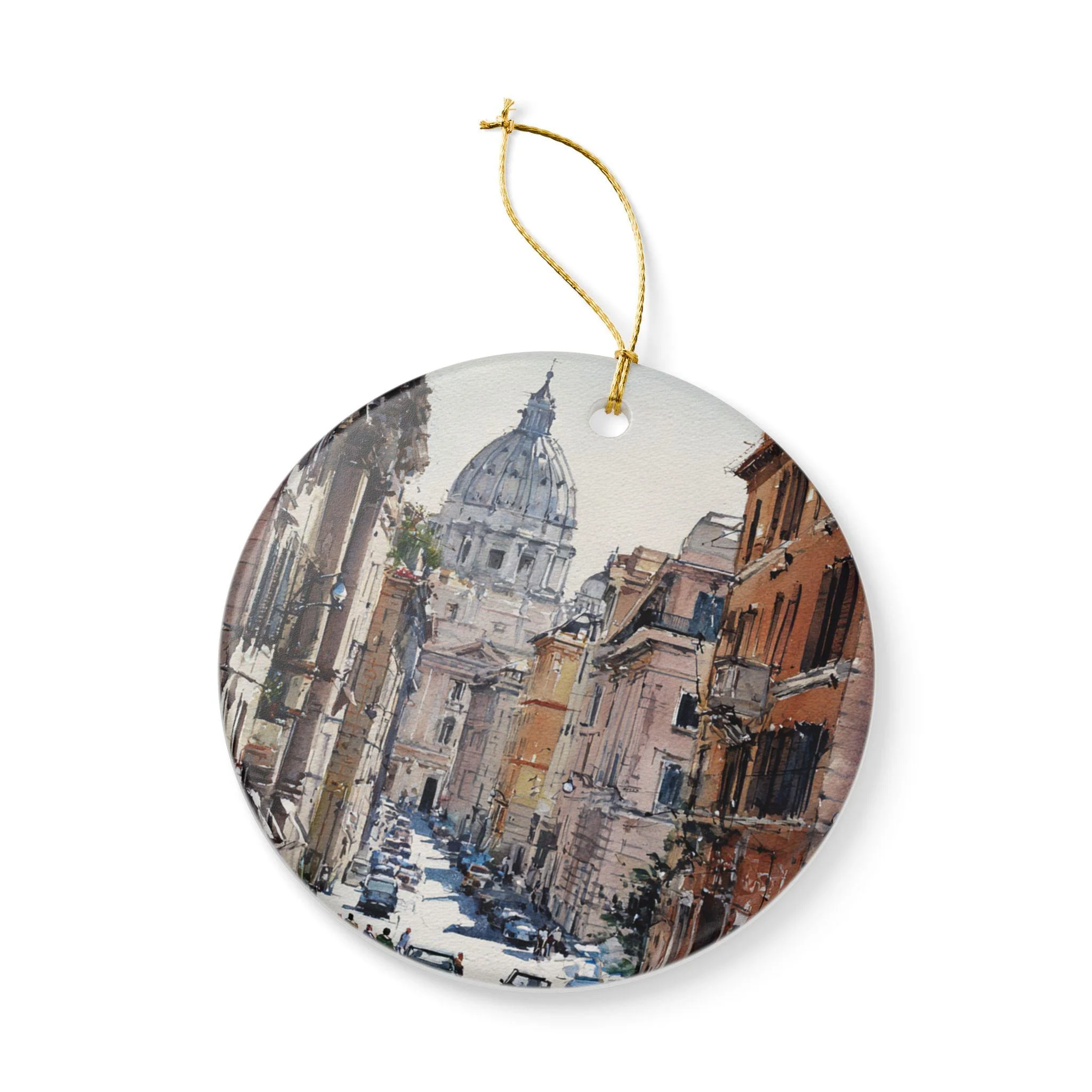 Rome Italy Ornament: Unique Rome Souvenir, Rome Xmas Decor, and Authentic Rome Italia Gift - Image 4