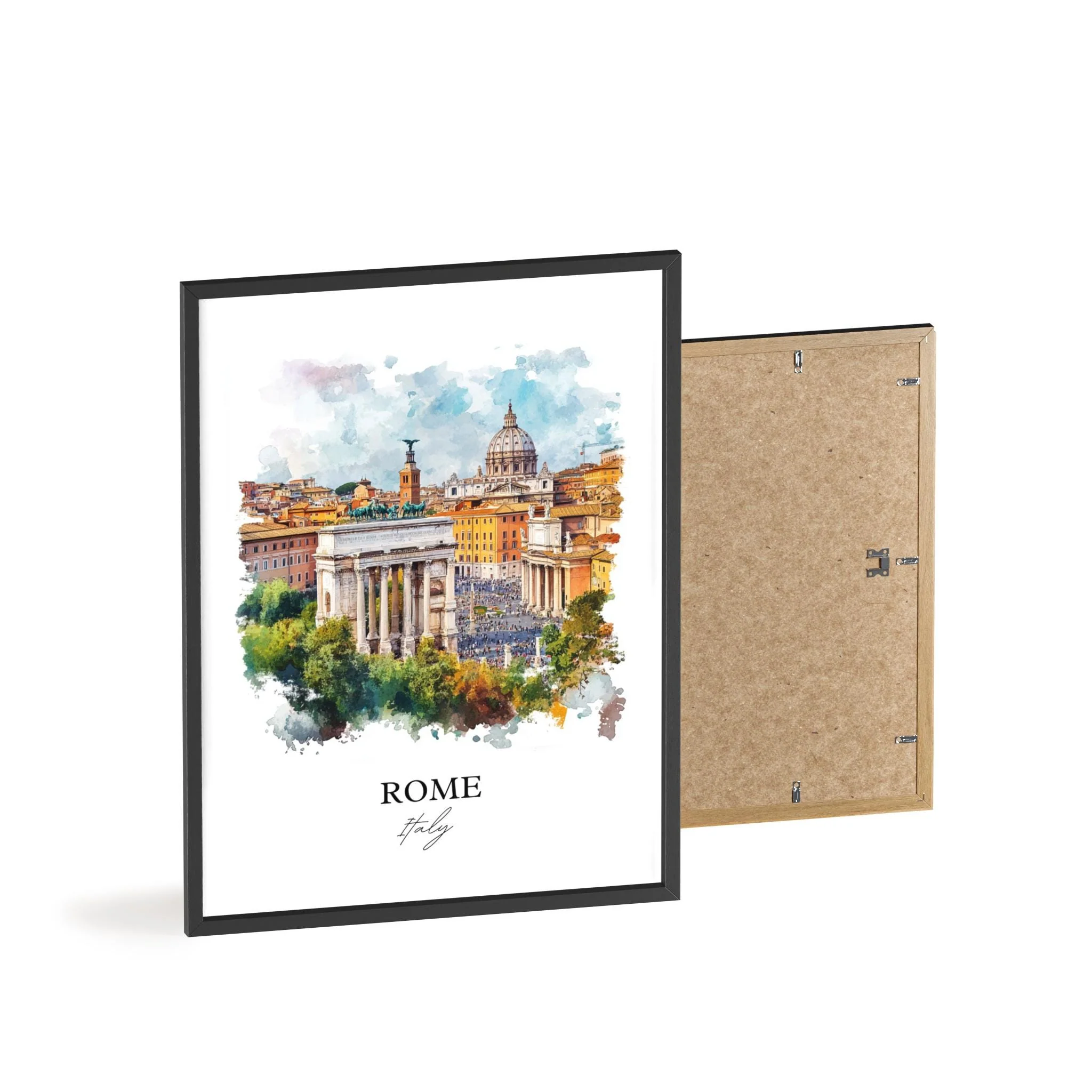 Rome, Italy – Watercolor Art Print - Image 8
