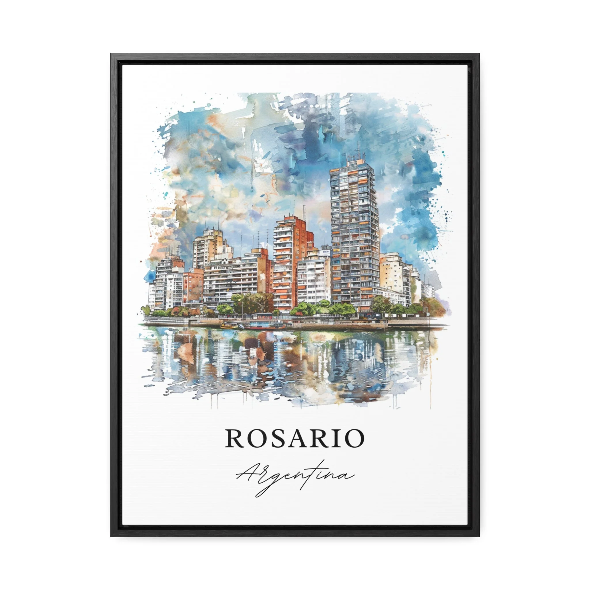 Rosario, Argentina – Watercolor Art Print - Image 5