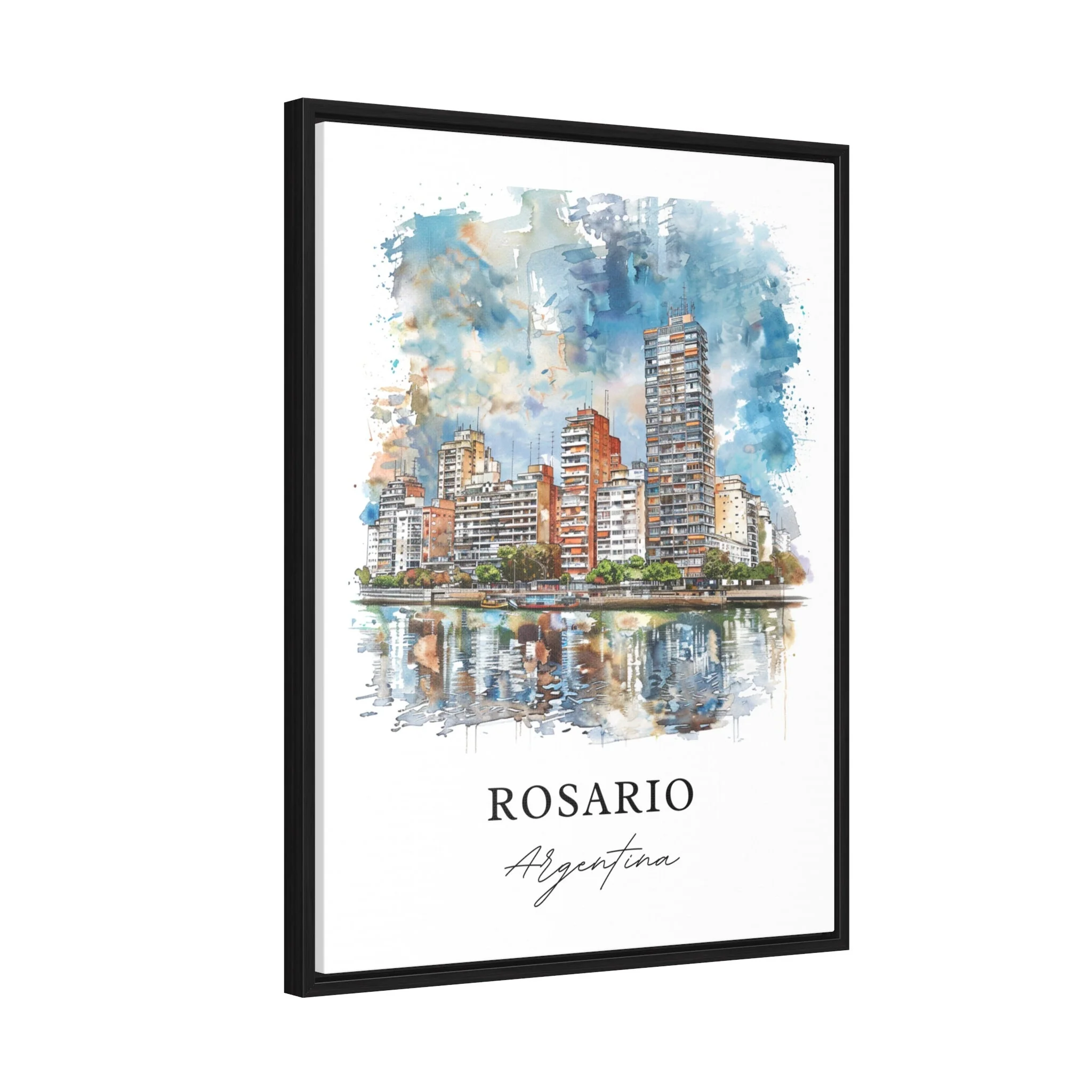 Rosario, Argentina – Watercolor Art Print - Image 6