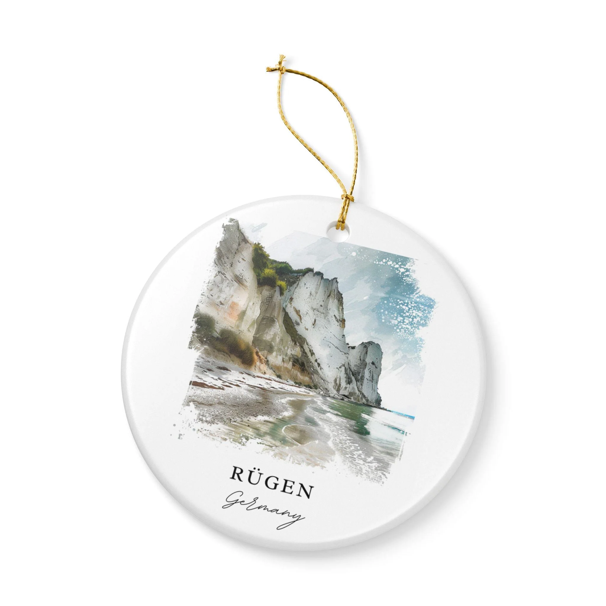 Rugen Germany Ornament: Unique Rugen Germany Souvenir, Germany Xmas Decor, and Authentic Rügen Gift - Image 3