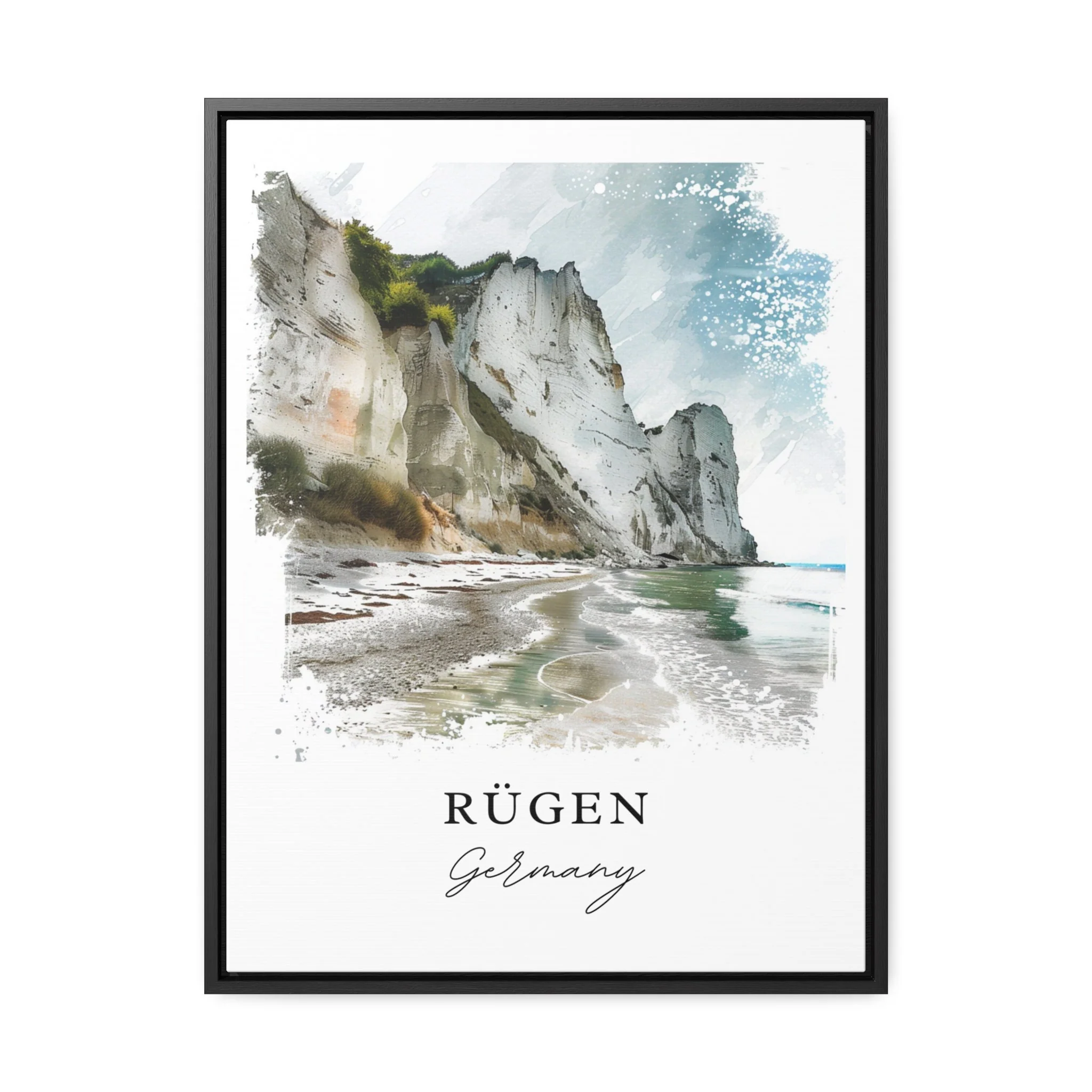 Rugen, Germany – Watercolor Art Print - Image 5