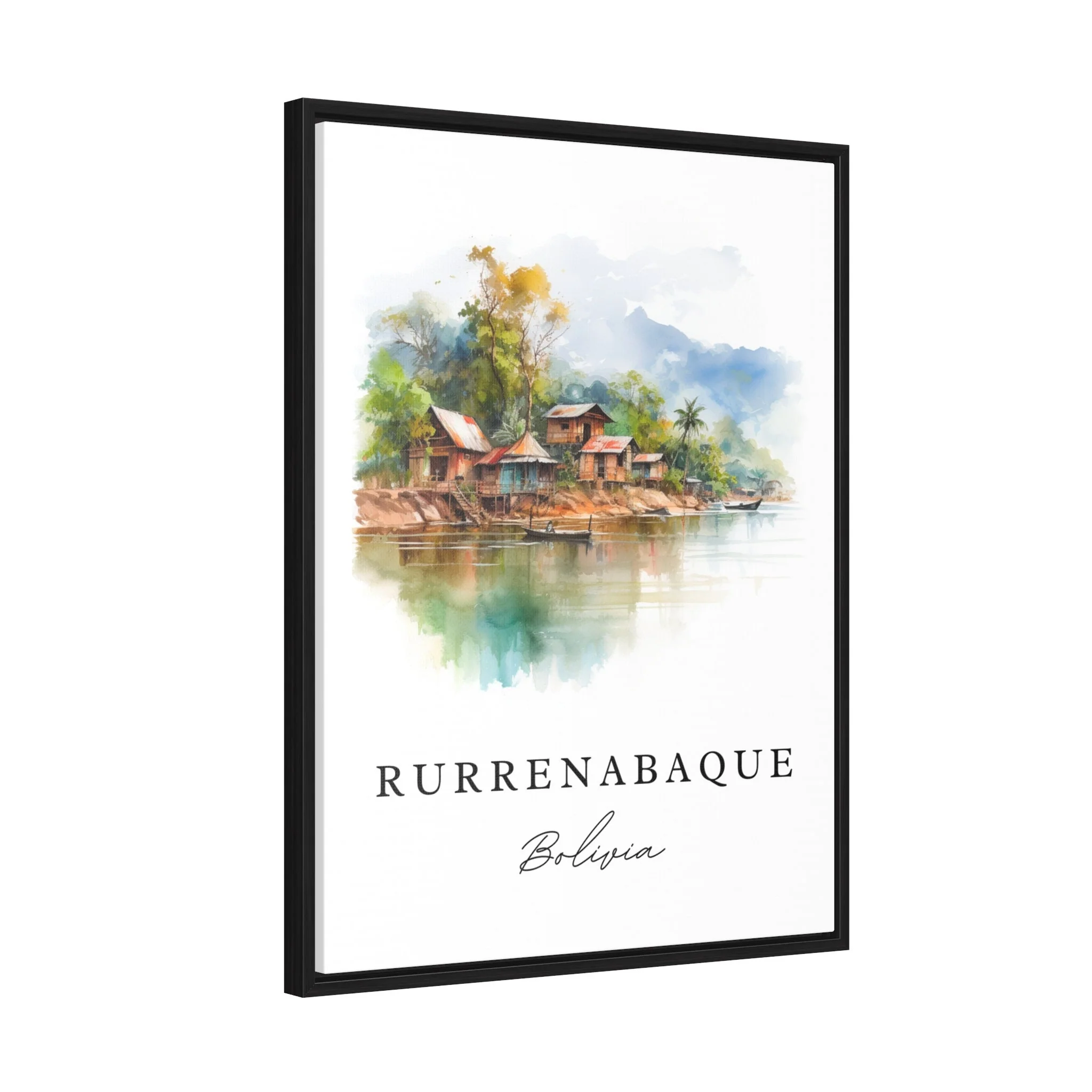 Rurrenabaque, Bolivia – Watercolor Art Print - Image 6