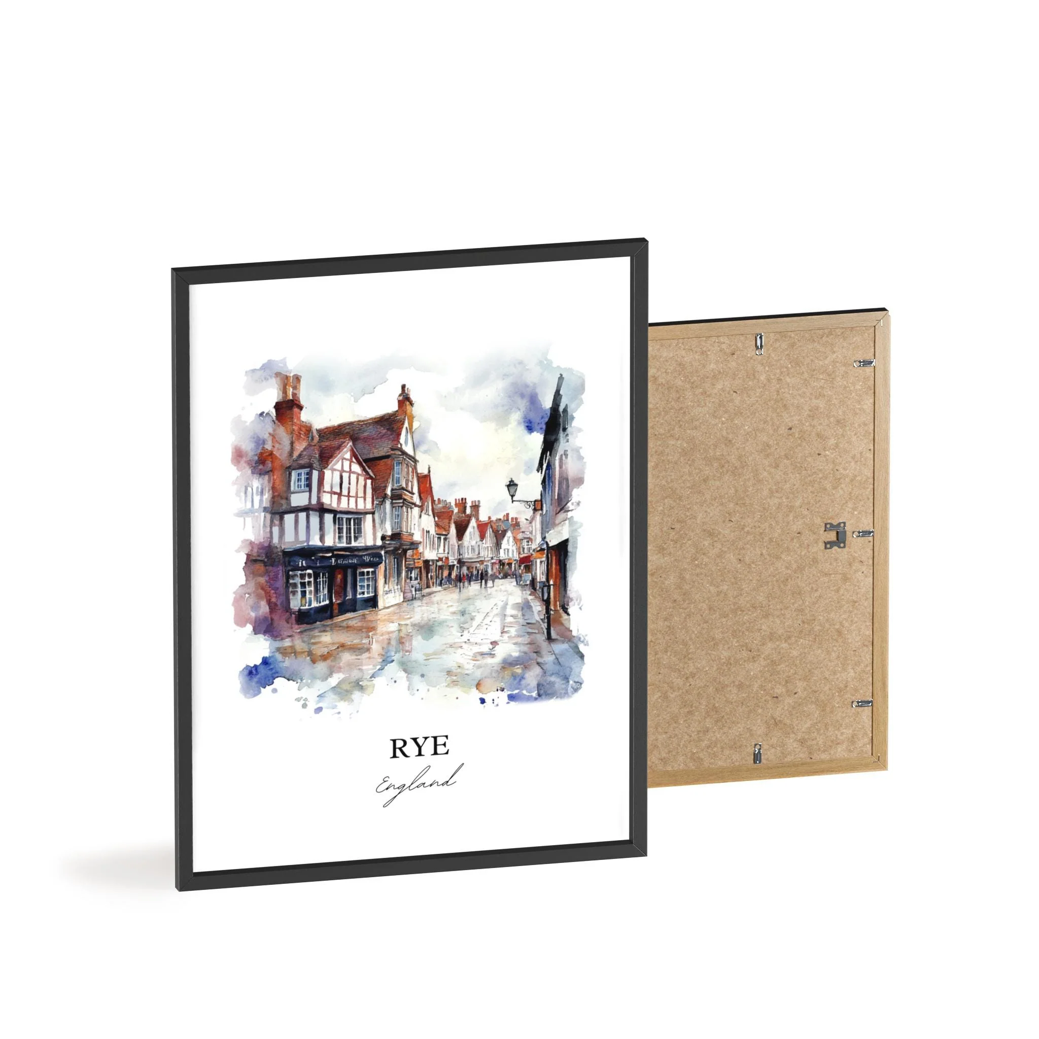 Rye, England – Watercolor Art Print - Image 8