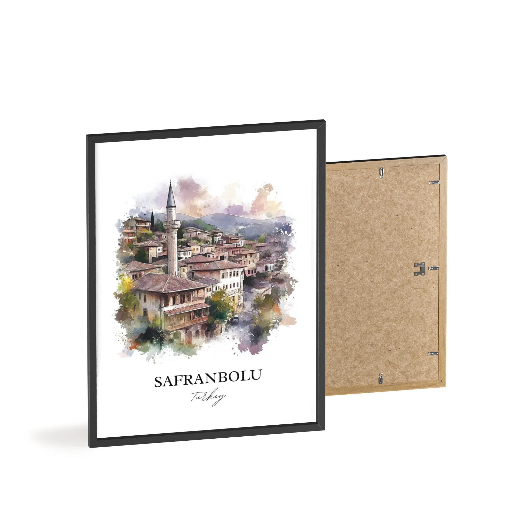 Safranbolu, Turkey – Watercolor Art Print - Image 8