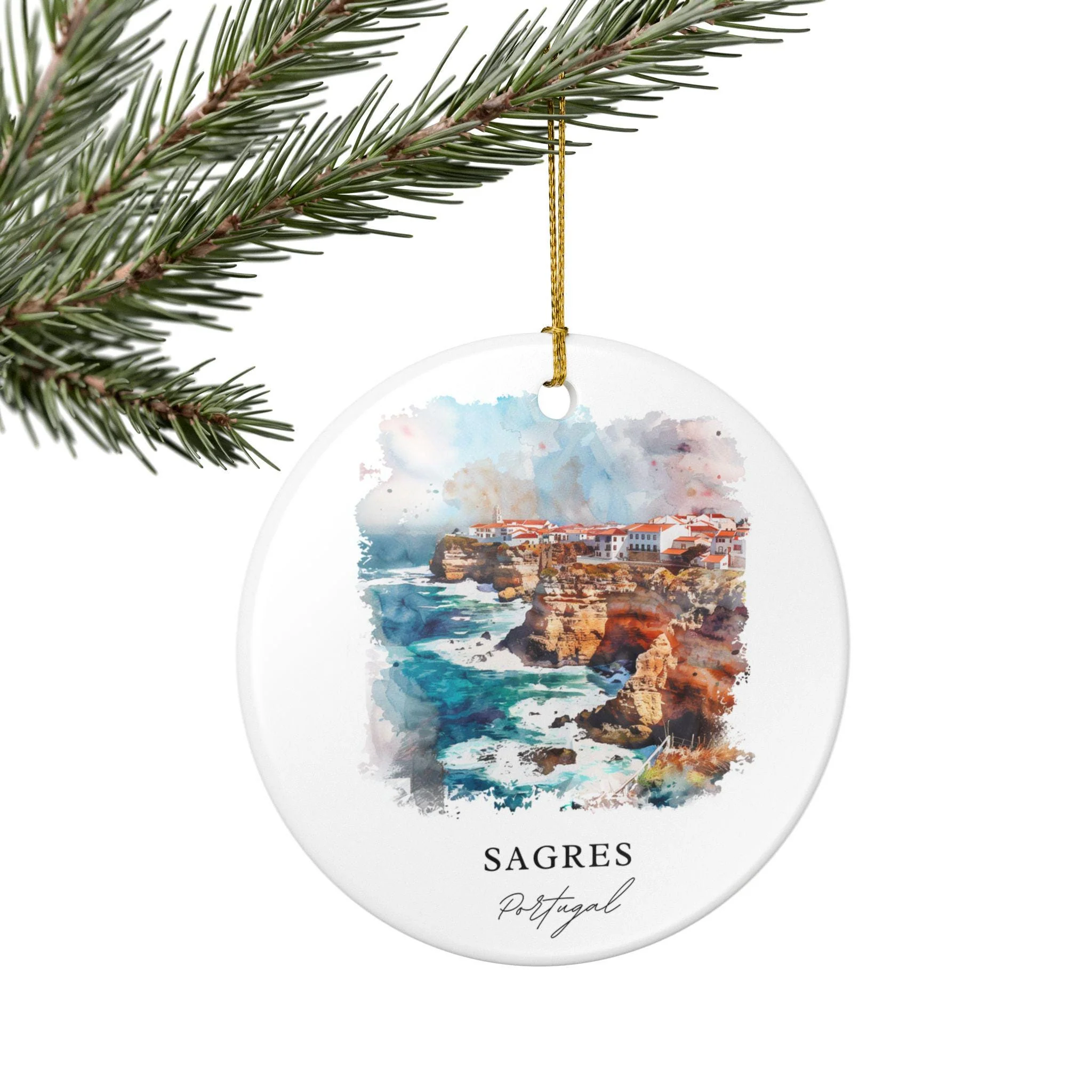 Sagres Portugal Ornament: Unique Sagres Souvenir, Sagres Portugal Xmas Decor, and Authentic Portugal Gift - Image 5