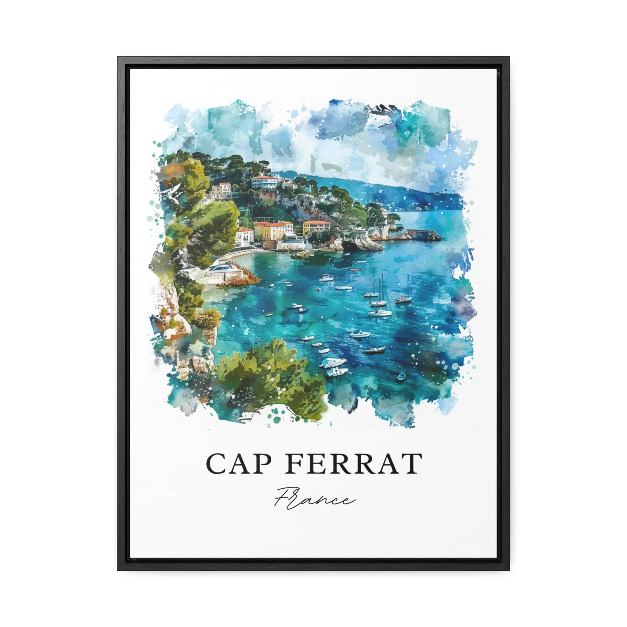 Saint-Jean-Cap-Ferrat, France – Watercolor Art Print - Image 5