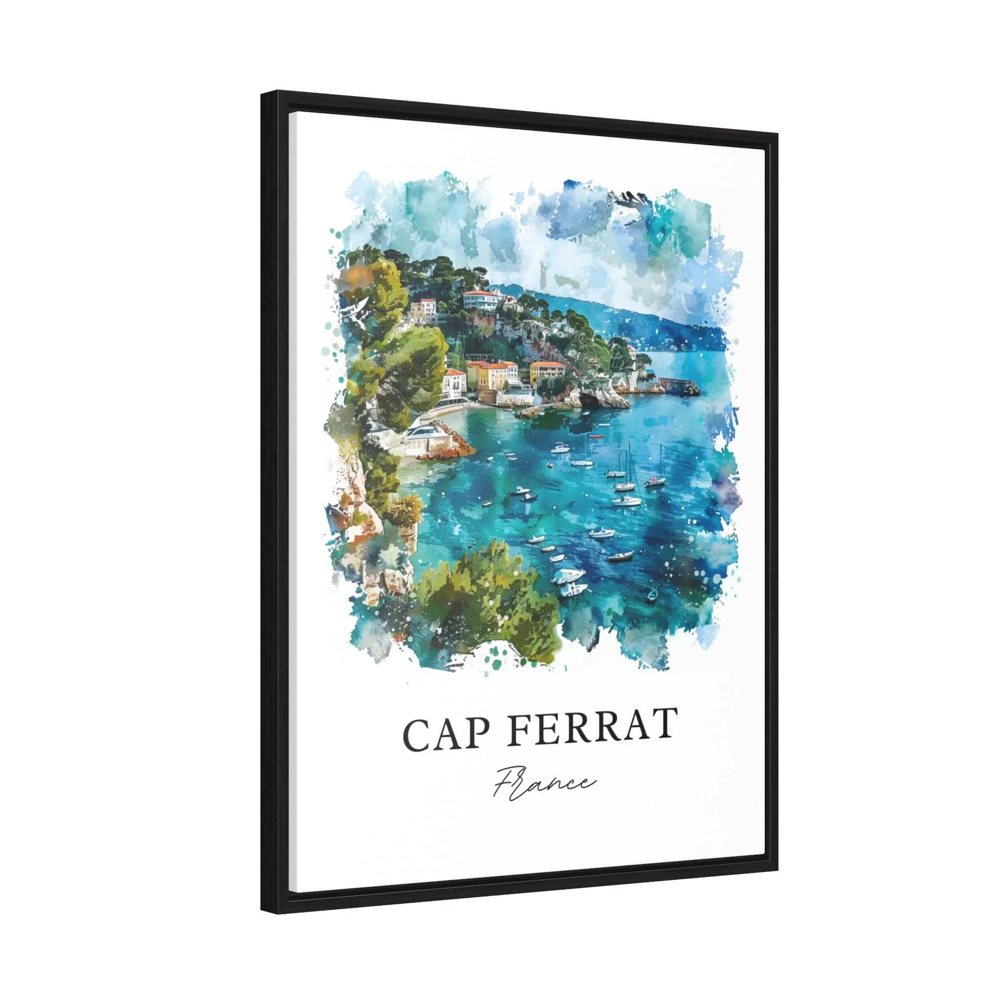 Saint-Jean-Cap-Ferrat, France – Watercolor Art Print - Image 6