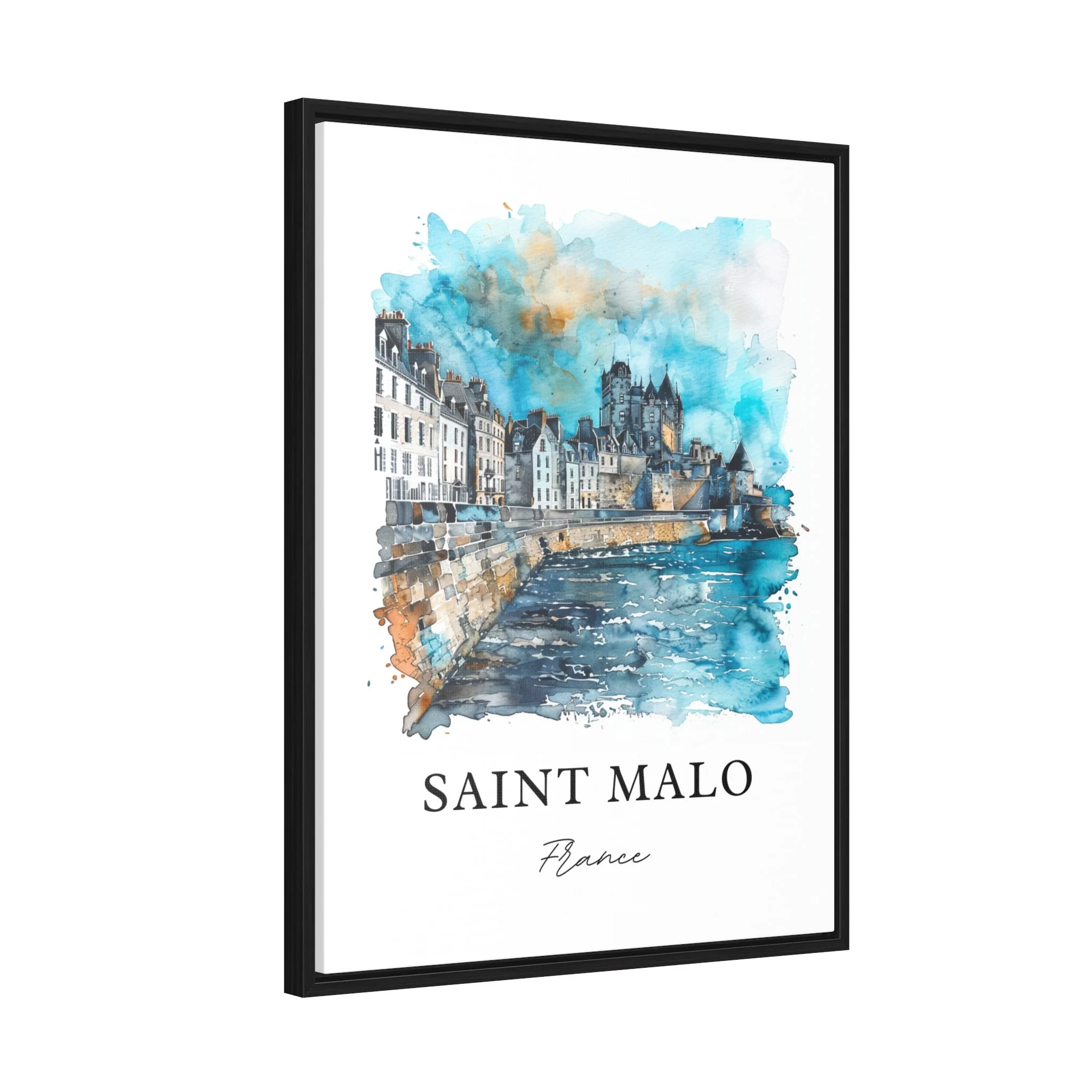 Saint-Malo, France – Watercolor Art Print - Image 6