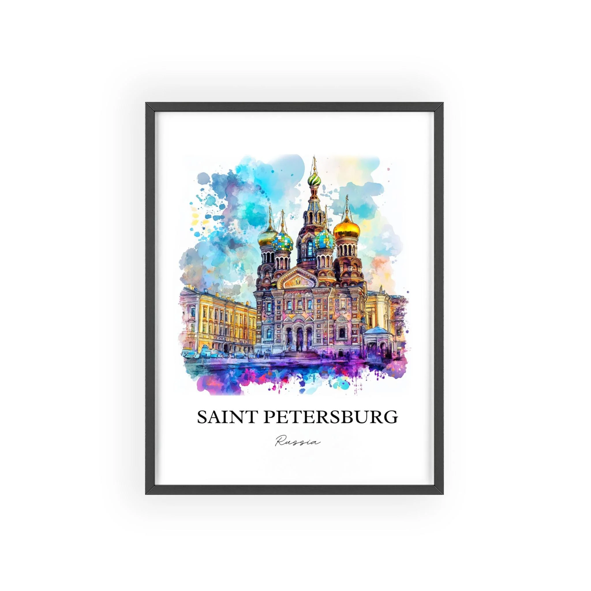 Saint Petersburg, Russia – Watercolor Art Print - Image 7