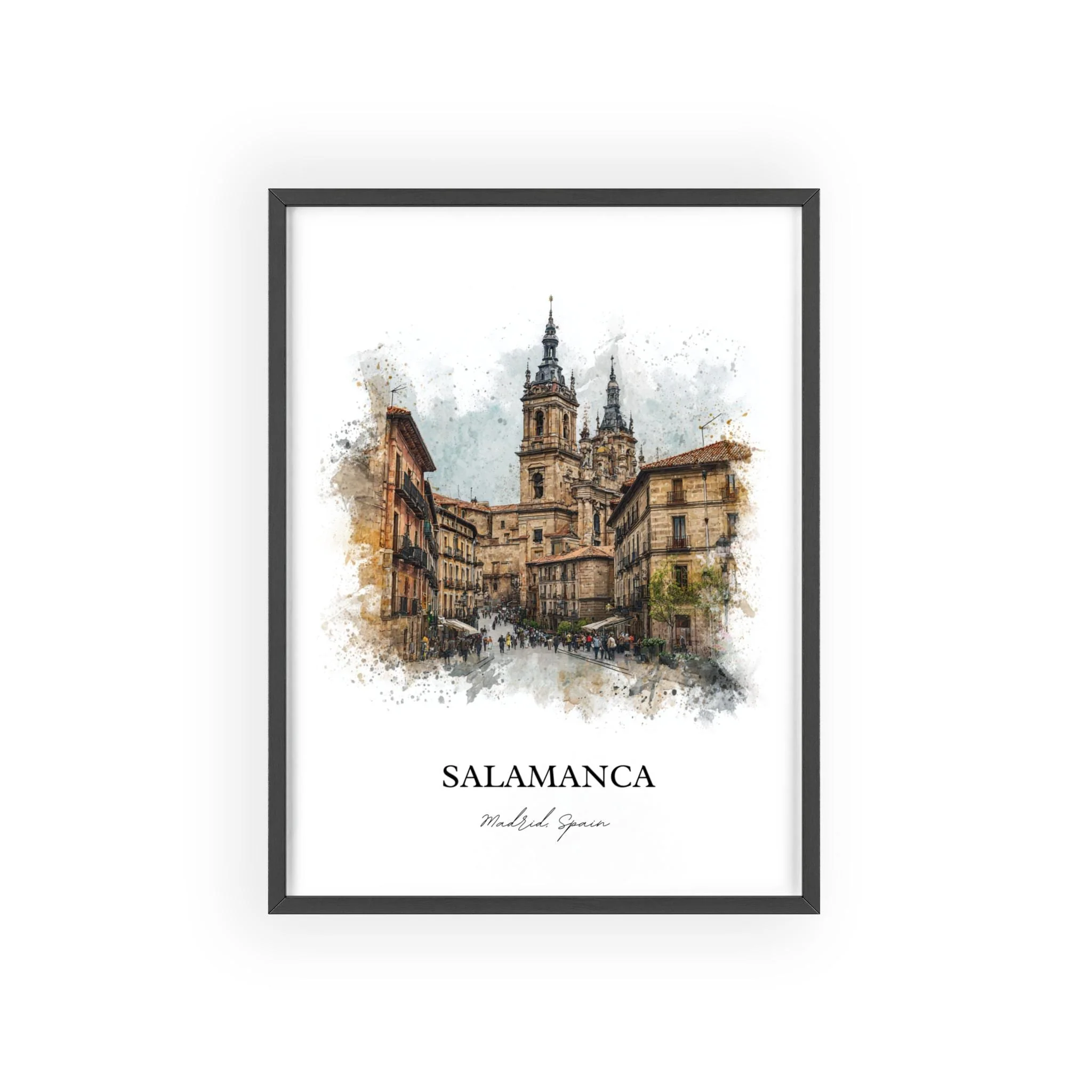 Salamanca, Spain – Watercolor Art Print - Image 10