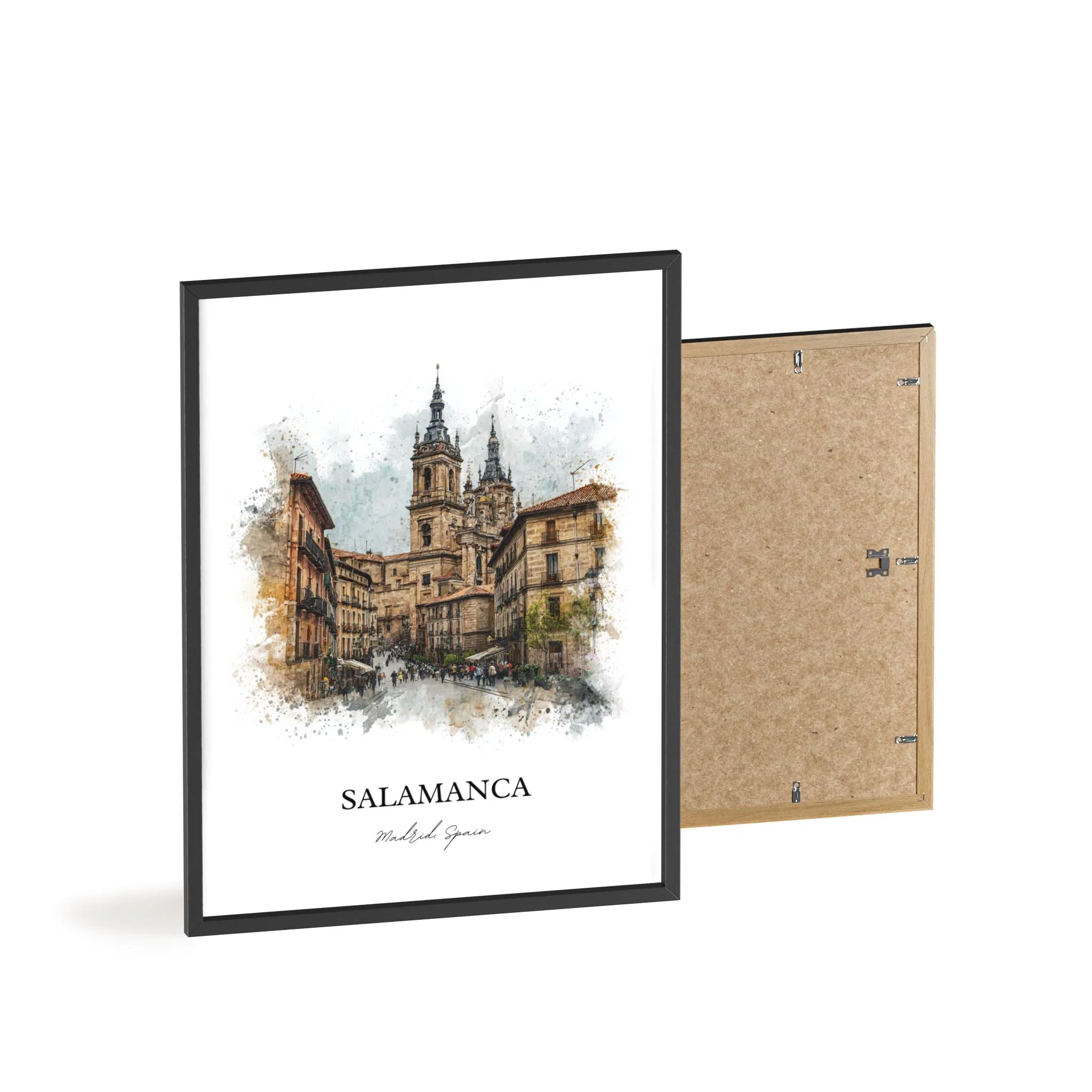 Salamanca, Spain – Watercolor Art Print - Image 11