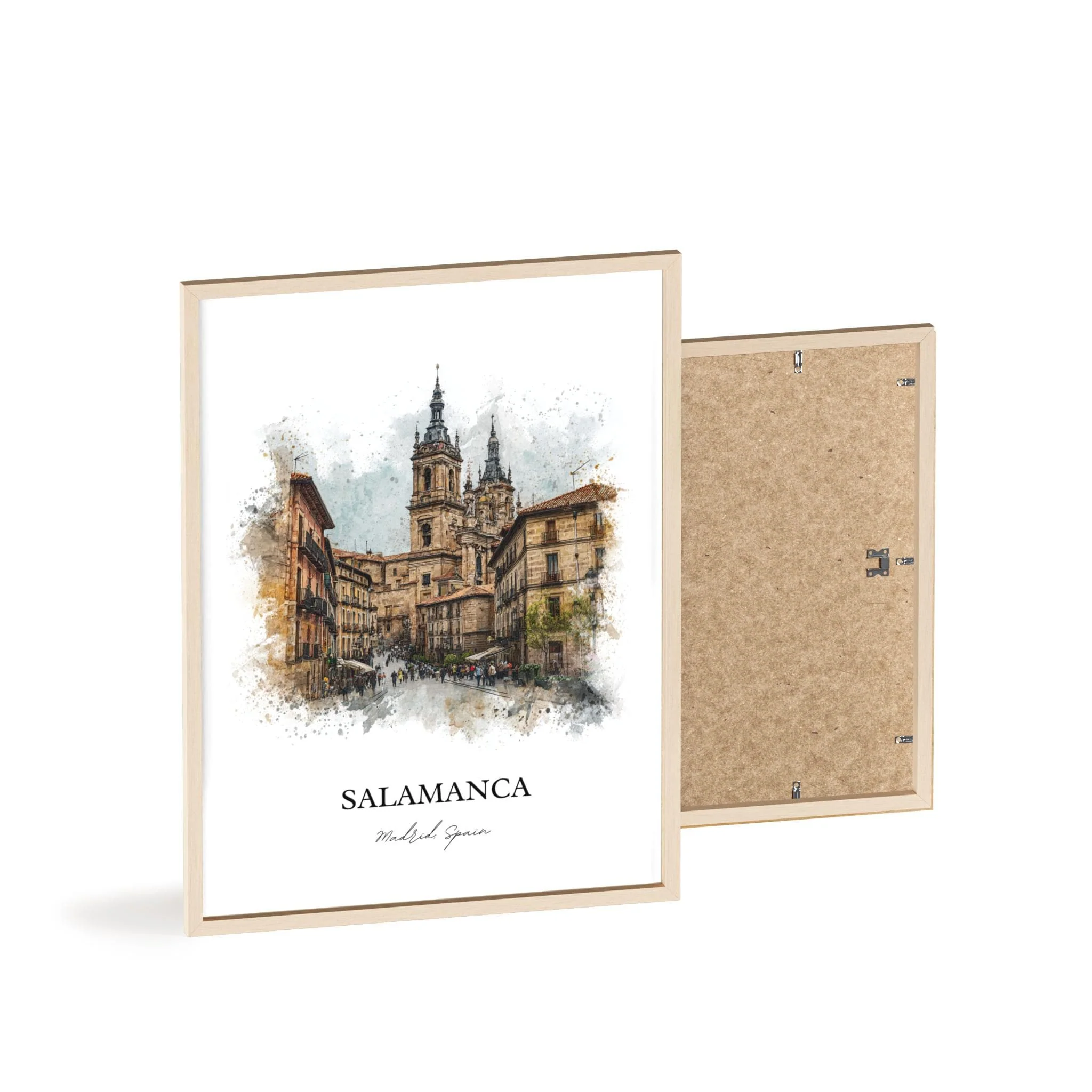 Salamanca, Spain – Watercolor Art Print - Image 13