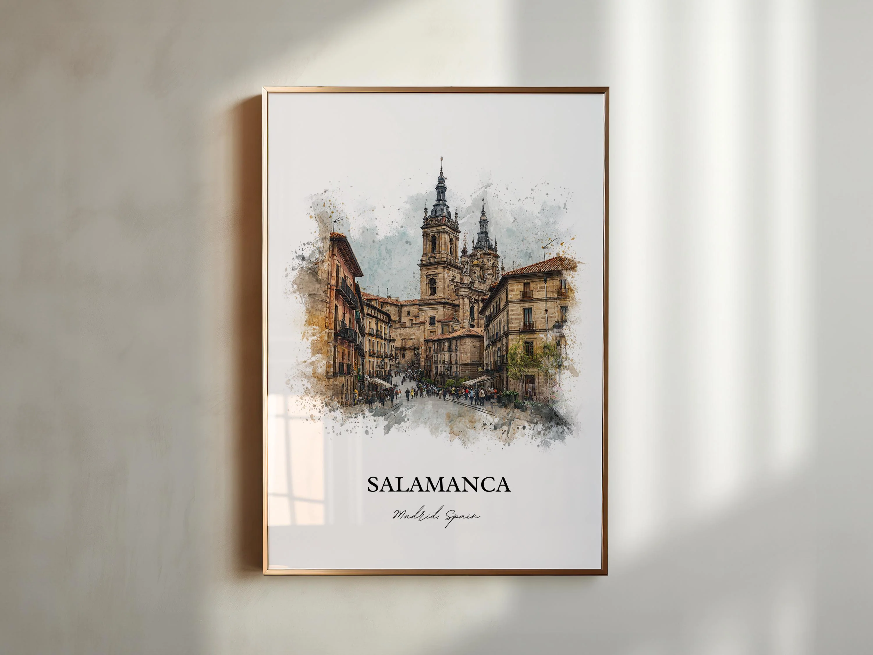 Salamanca, Spain – Watercolor Art Print - Image 7