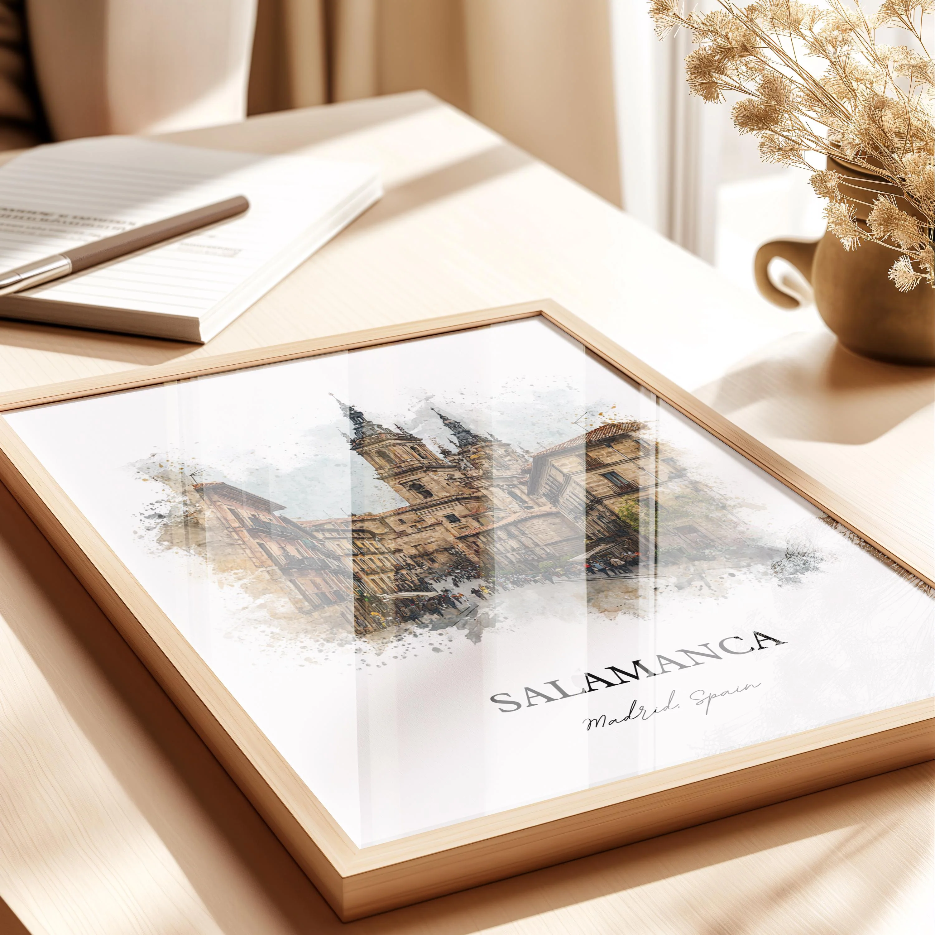 Salamanca, Spain – Watercolor Art Print - Image 9