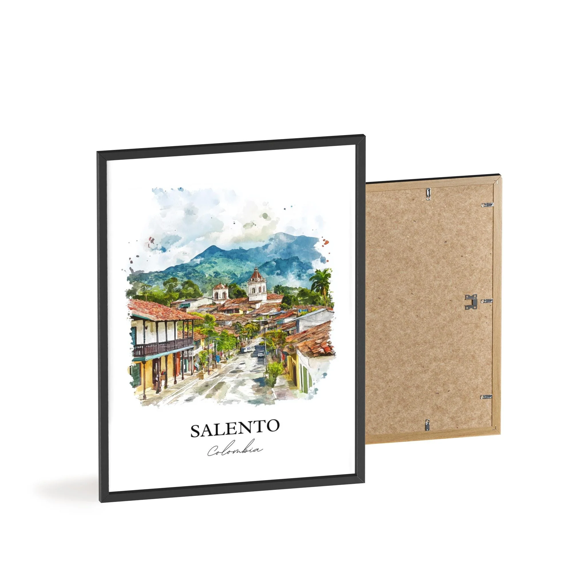 Salento, Colombia – Watercolor Art Print - Image 8