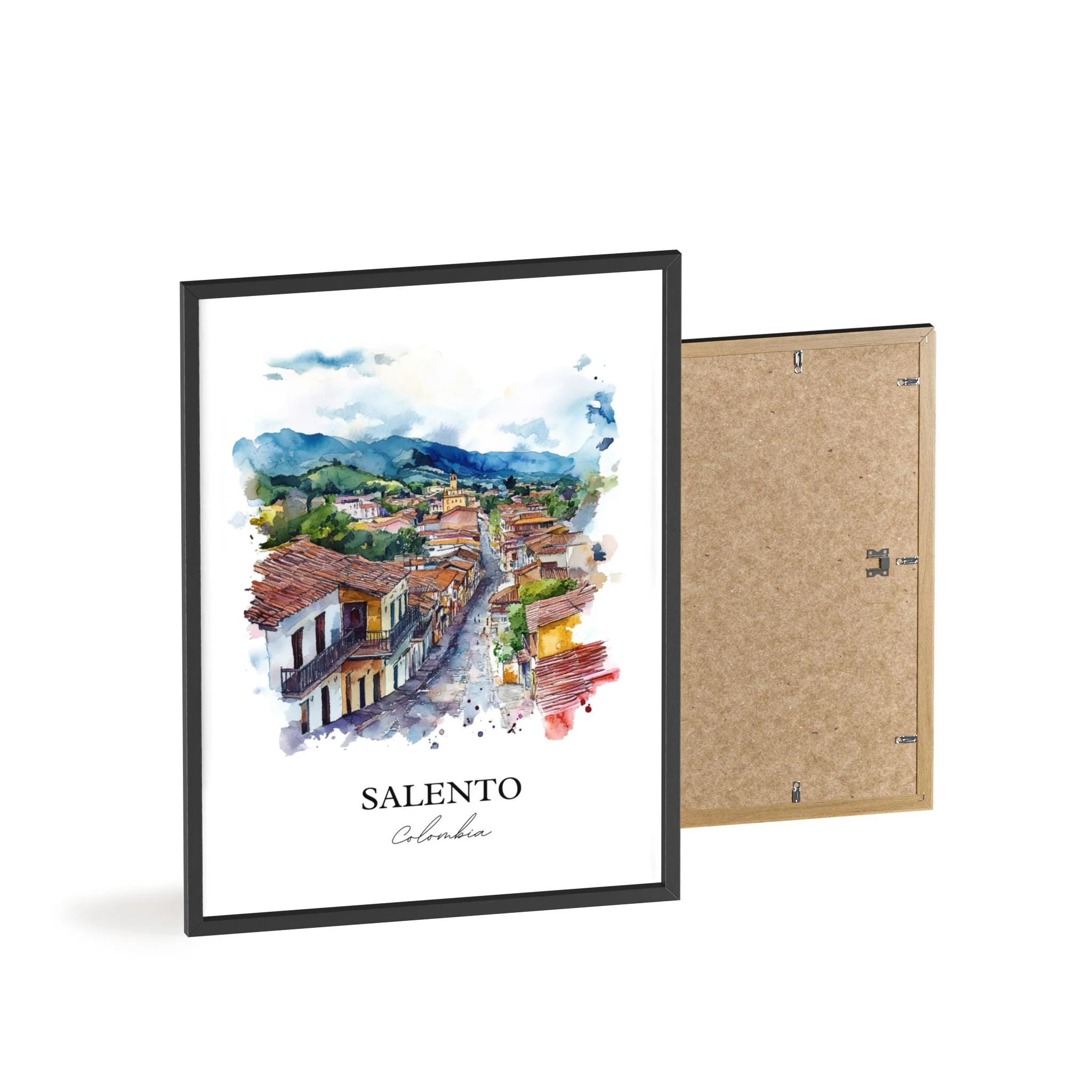 Salento, Colombia – Watercolor Art Print - Image 8