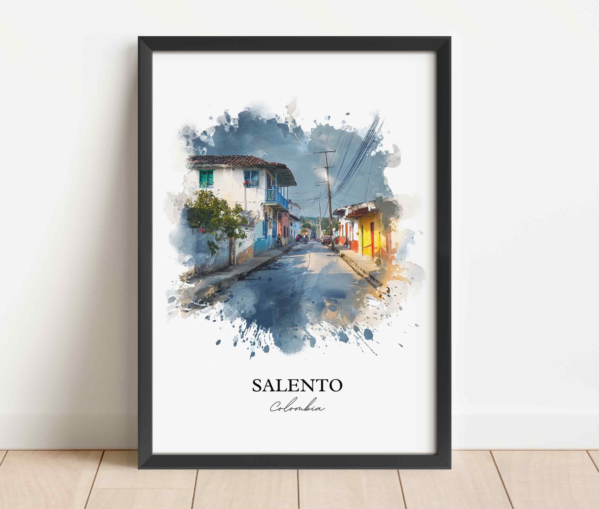 Salento, Colombia – Watercolor Art Print - Image 7