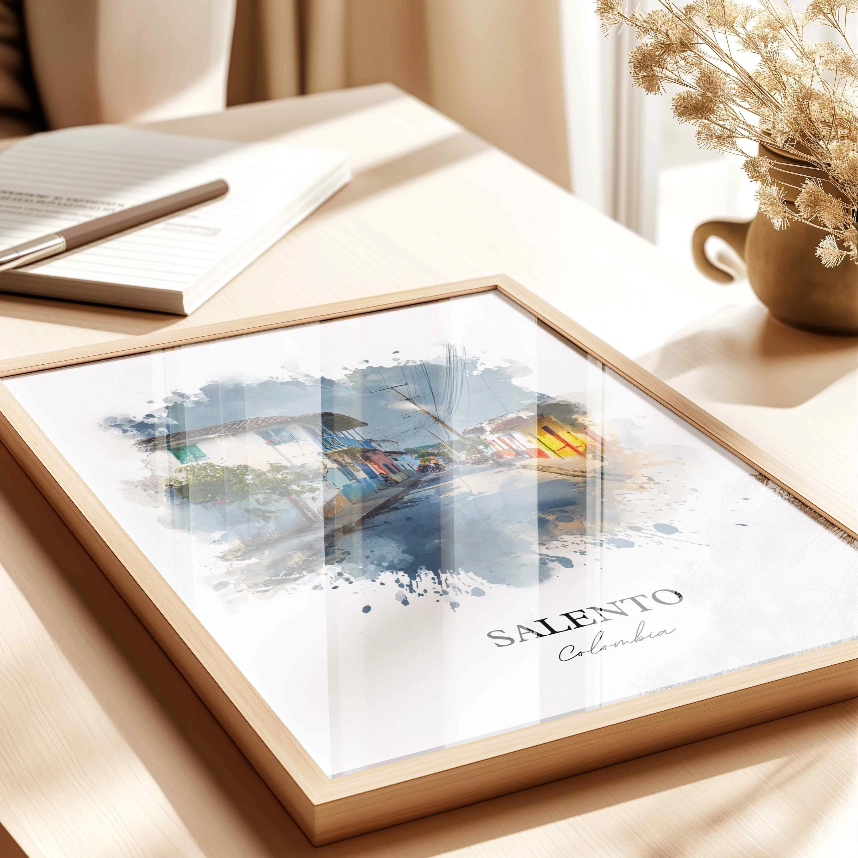 Salento, Colombia – Watercolor Art Print - Image 9